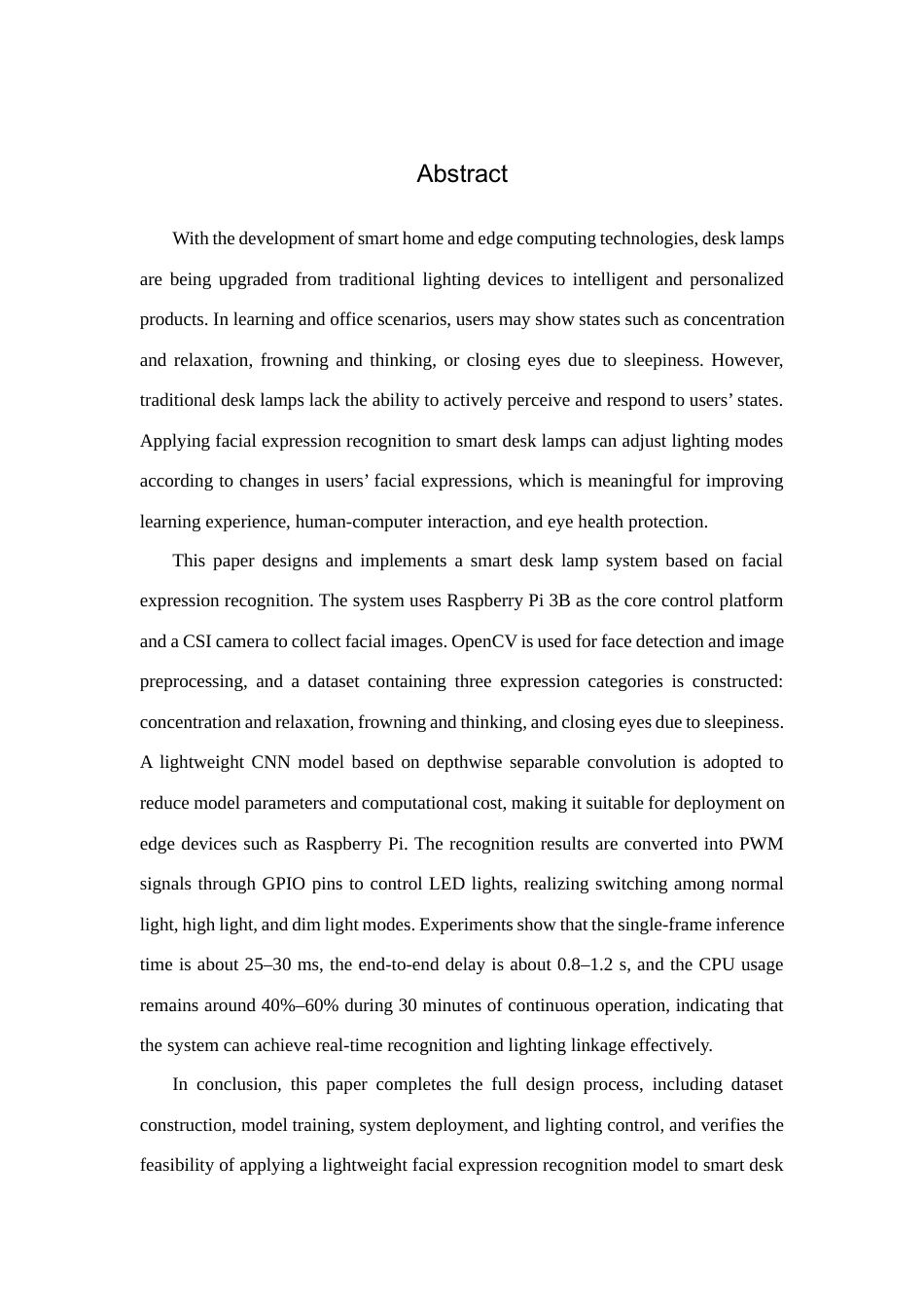 26年WP 基于表情识别的智能台灯设计最终稿(20535字).docx_第4页