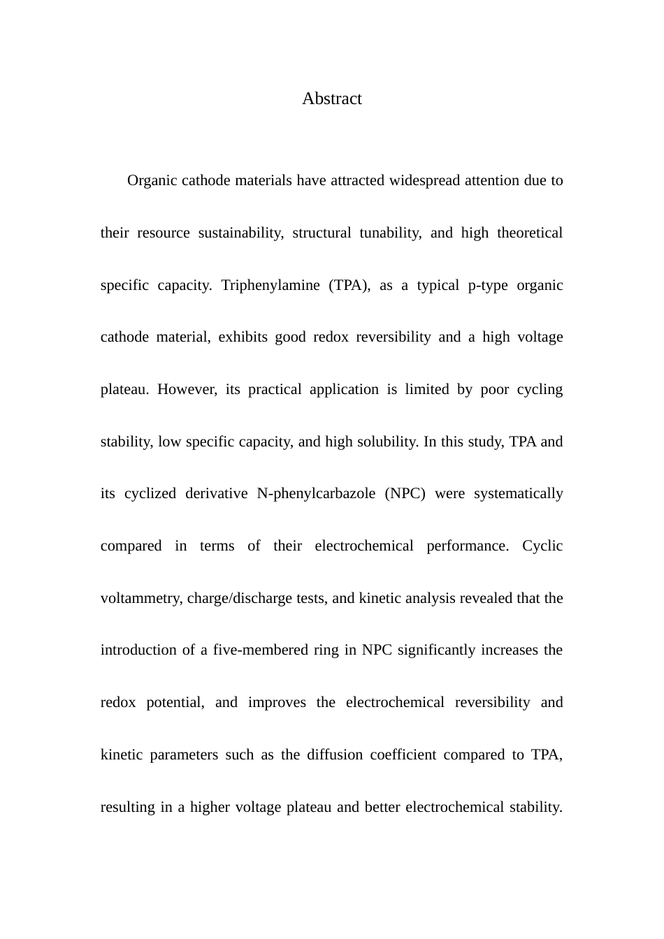 26年WP 三苯胺衍生物电化学性质探索最终稿(13459字).docx_第2页