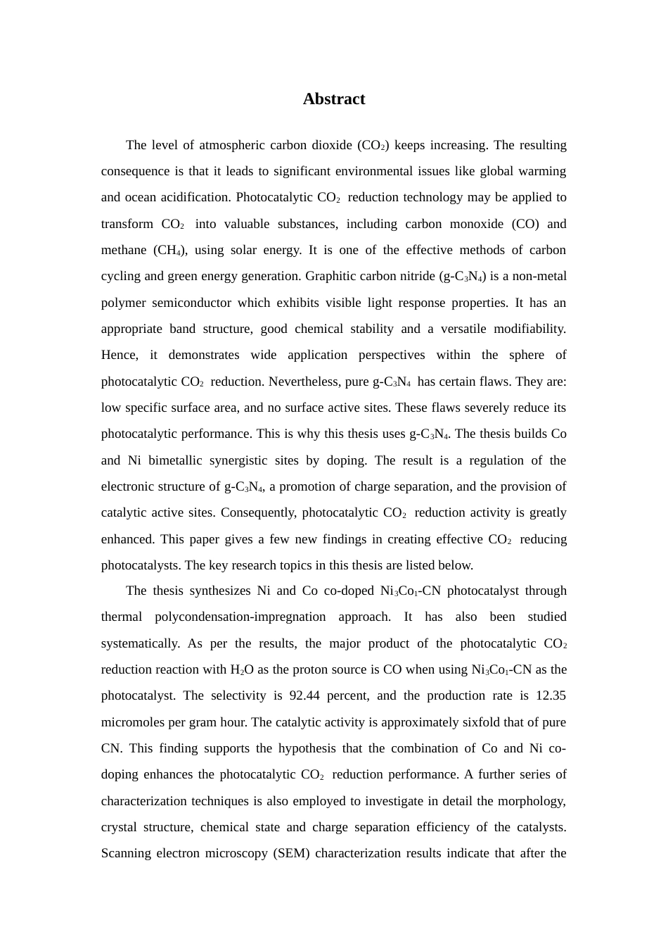 26年WP 共修饰g-C3N4的制备及其光催化CO2还原性能优化最终稿(12401字).docx_第2页