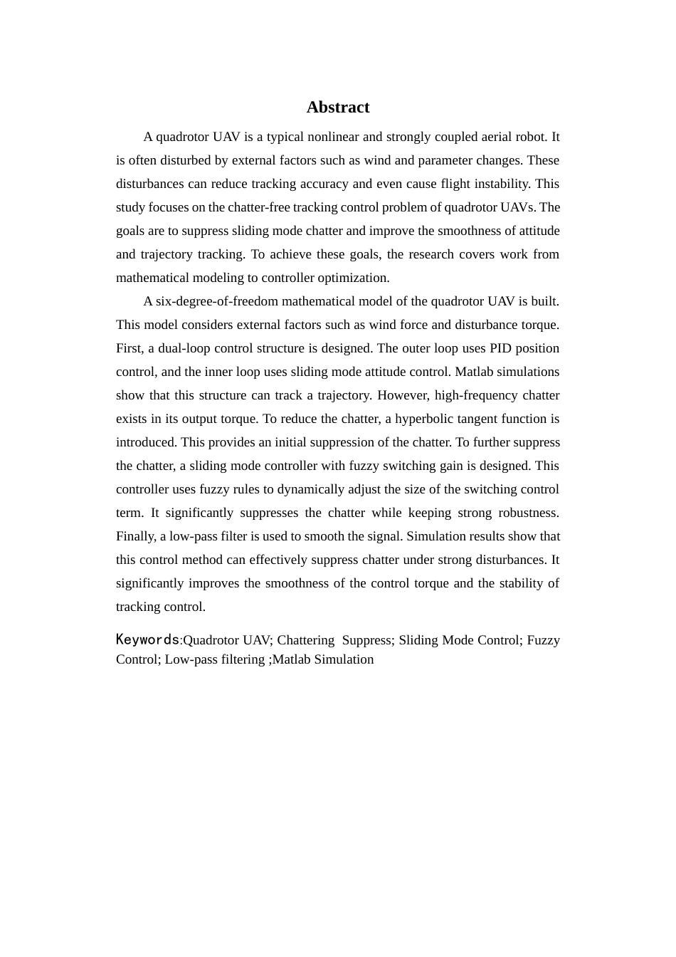 26年WP 空中机器人无抖振跟踪控制器设计与实现最终稿(17752字).docx_第2页