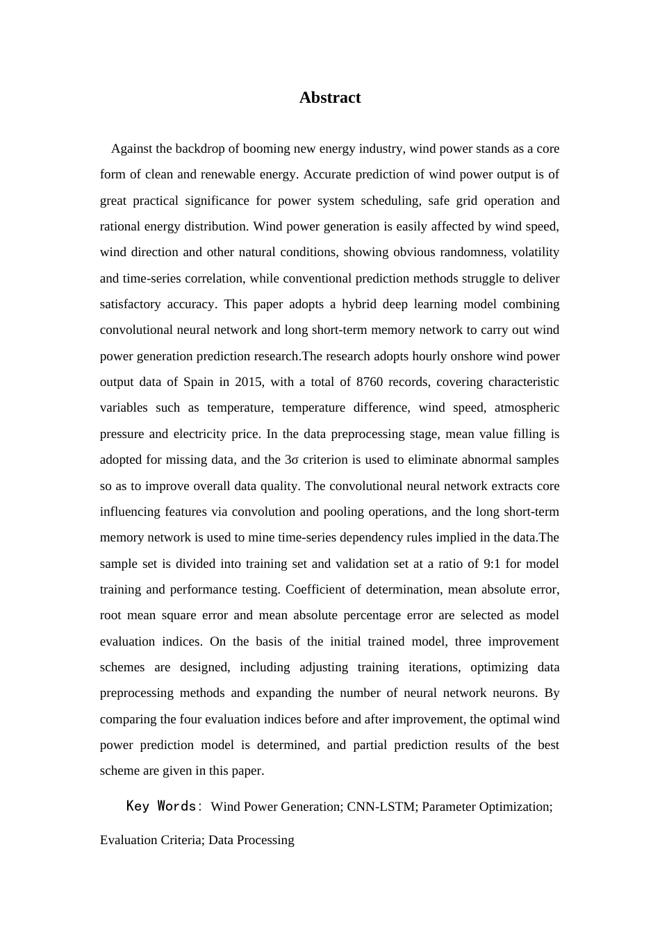 26年WP 基于深度学习风电机组发电量预测方法的研究最终稿(20074字).docx_第4页