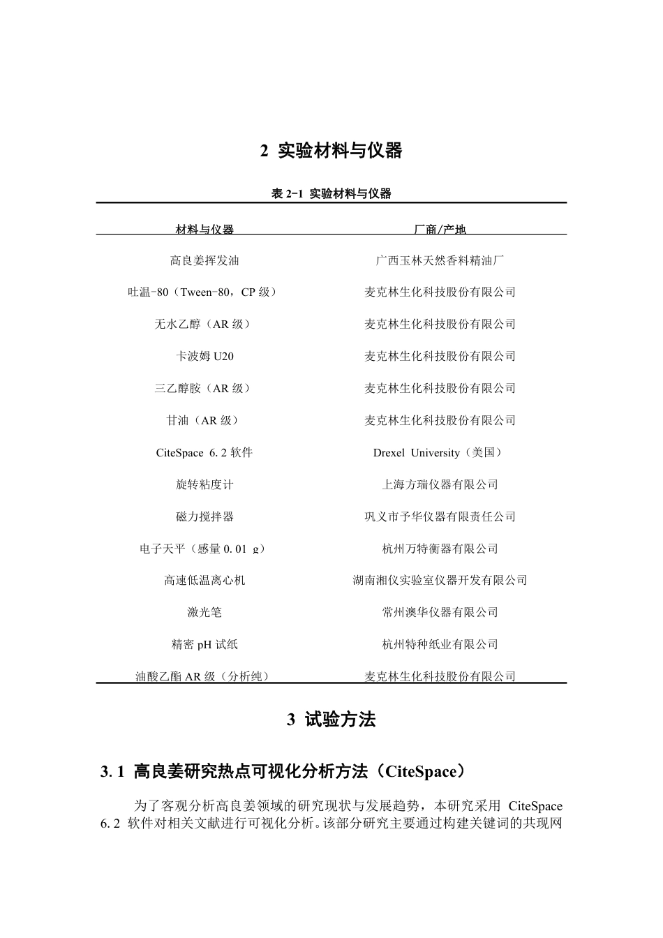 26年WP中药学 基于 CiteSpace 的高良姜研究热点分析 及其挥发油微乳凝胶的制备工艺优化5.4-AI-约17897字符.pdf_第8页