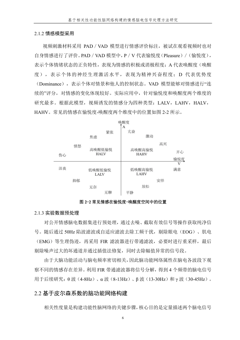 26年WP 基于相关性功能性脑网络构建的情感脑电信号处理方法研究最终稿-约22841字符.pdf_第10页