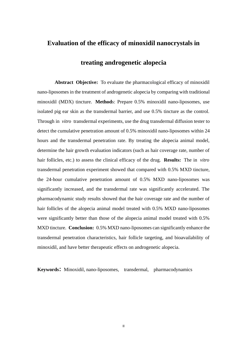 26年WP中药学 米诺地尔纳米晶治疗雄激素性脱发的药效评价28.08-AI38.7(10887字).docx_第5页
