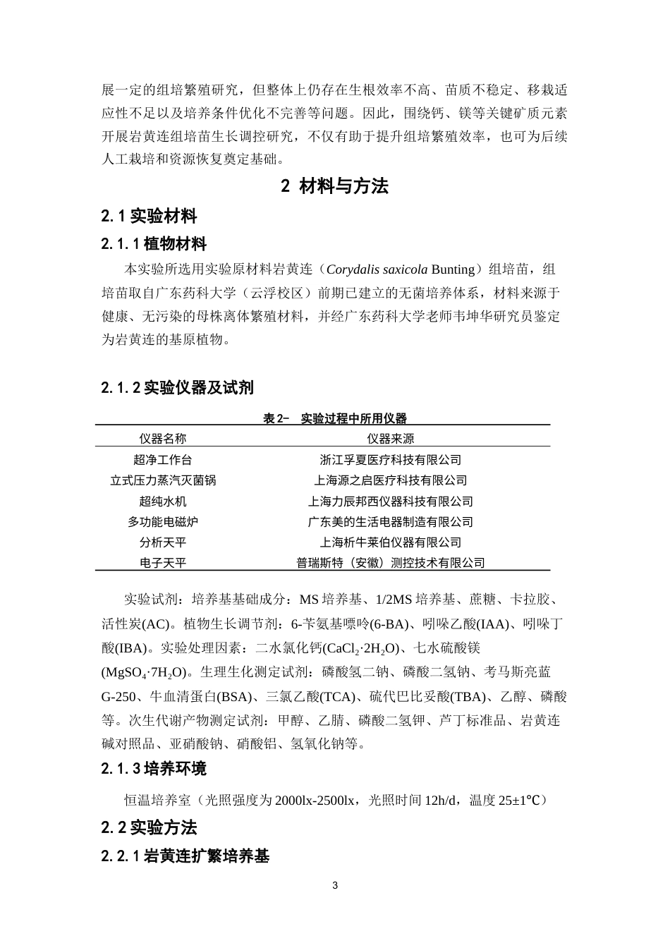 26年WP中草药栽培与鉴定 钙，镁对岩黄连组培苗生长发育和品质的影响19.83-AI18.55(12032字).doc_第10页