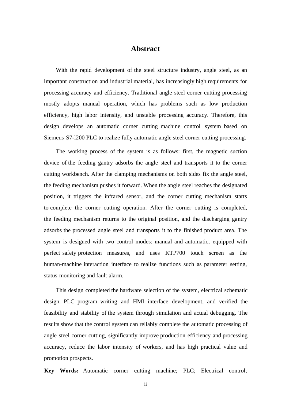 26年WP 基于PLC的自动切角机控制系统设计最终稿(12719字).docx_第2页