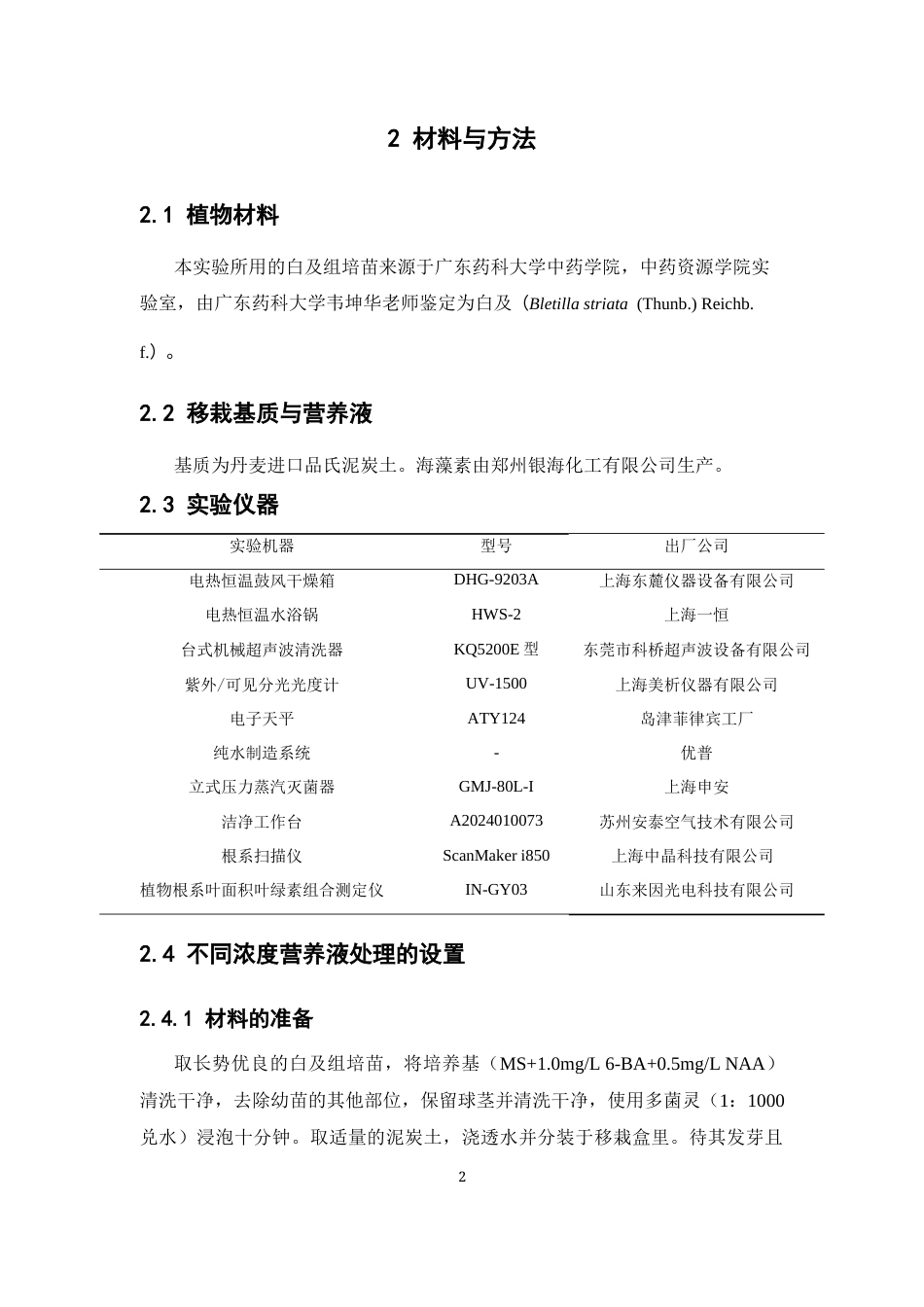 26年WP中草药栽培与鉴定 营养液对白及组培苗移栽的影响13.38-AI23.74(10678字).docx_第7页