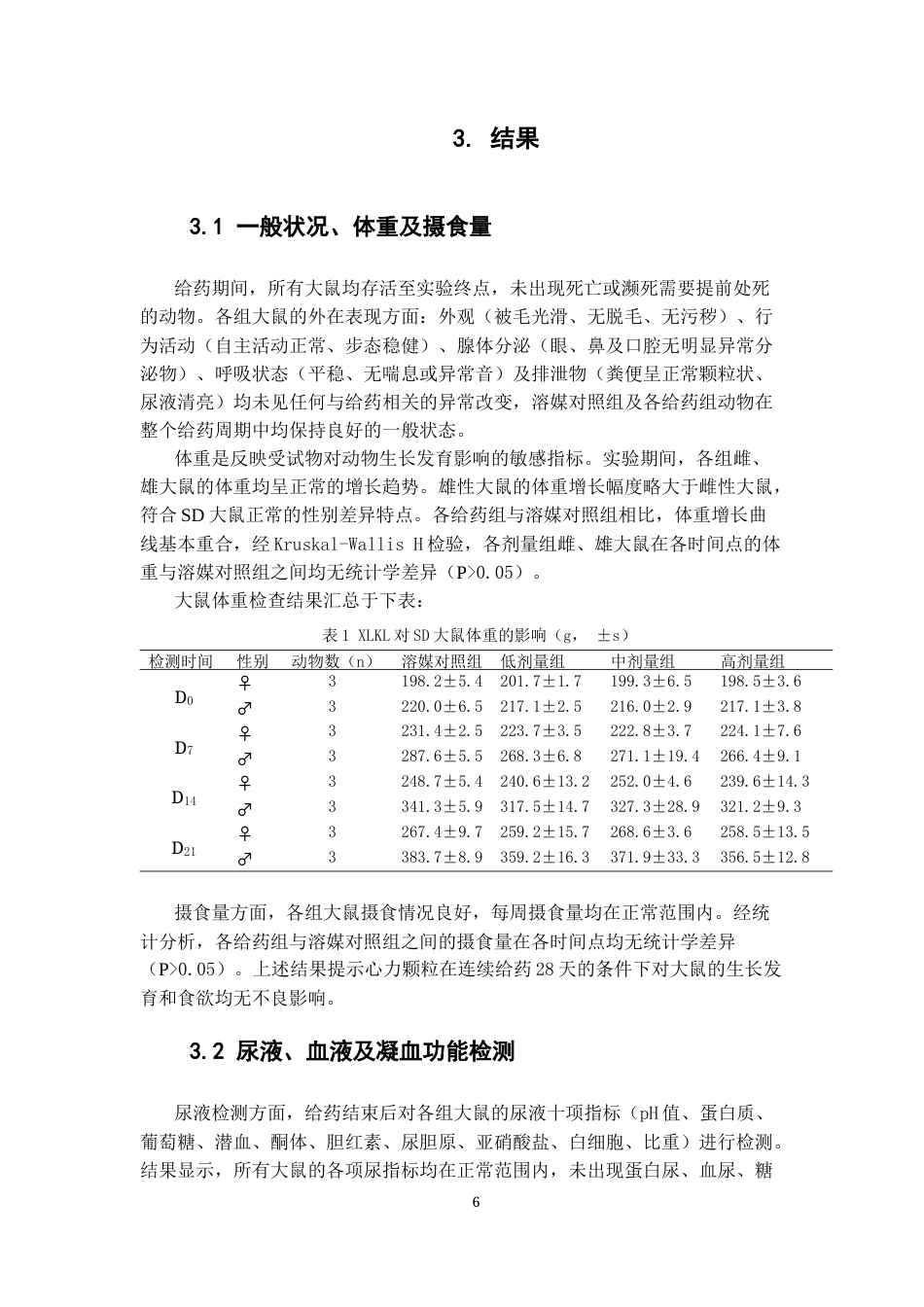 26年WP中药制药 心力颗粒对SD大鼠连续灌胃4周的毒性研究22.61-AI(9936字).docx_第10页