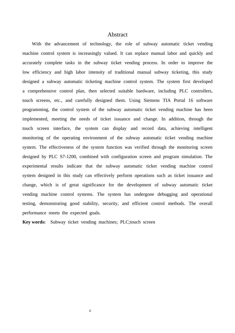1.基于PLC的地铁售票机控制系统设计.docx_第2页