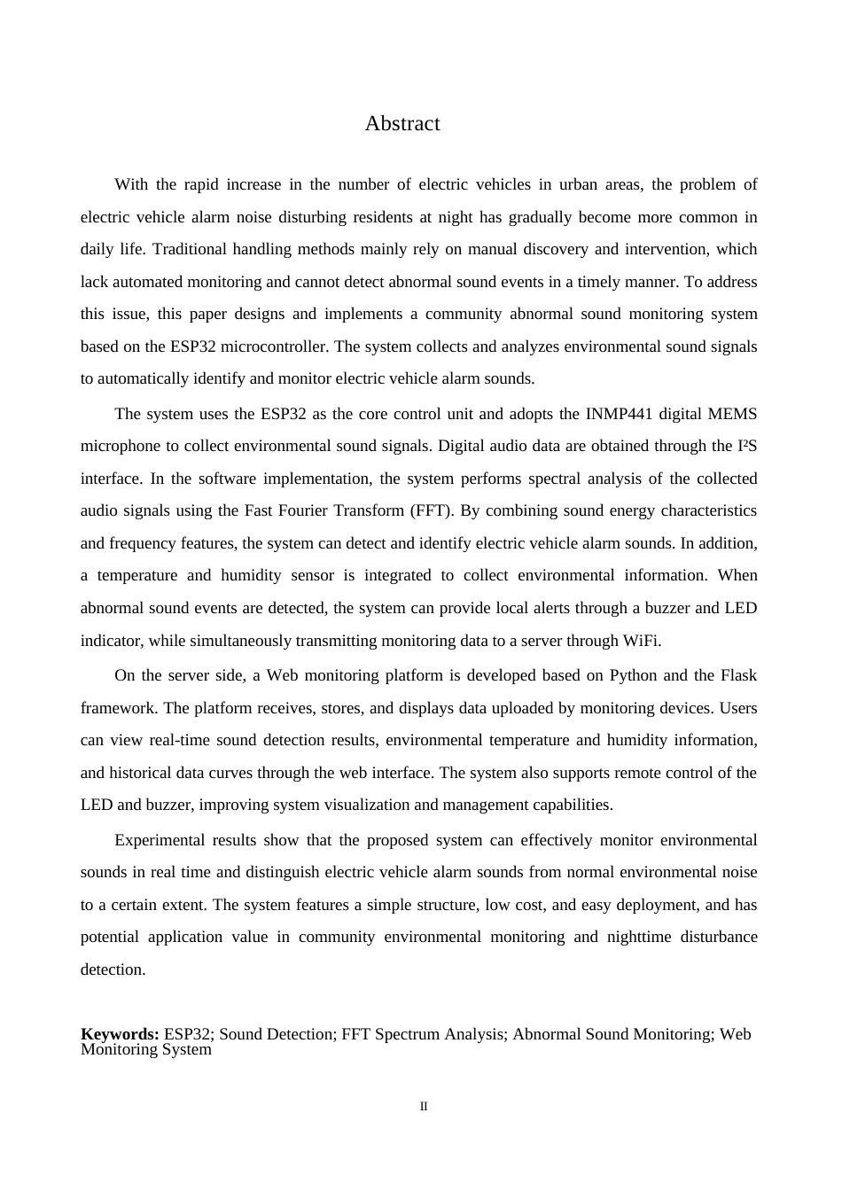 基于esp32的社区异常声音监测系统设计与实现.docx_第2页