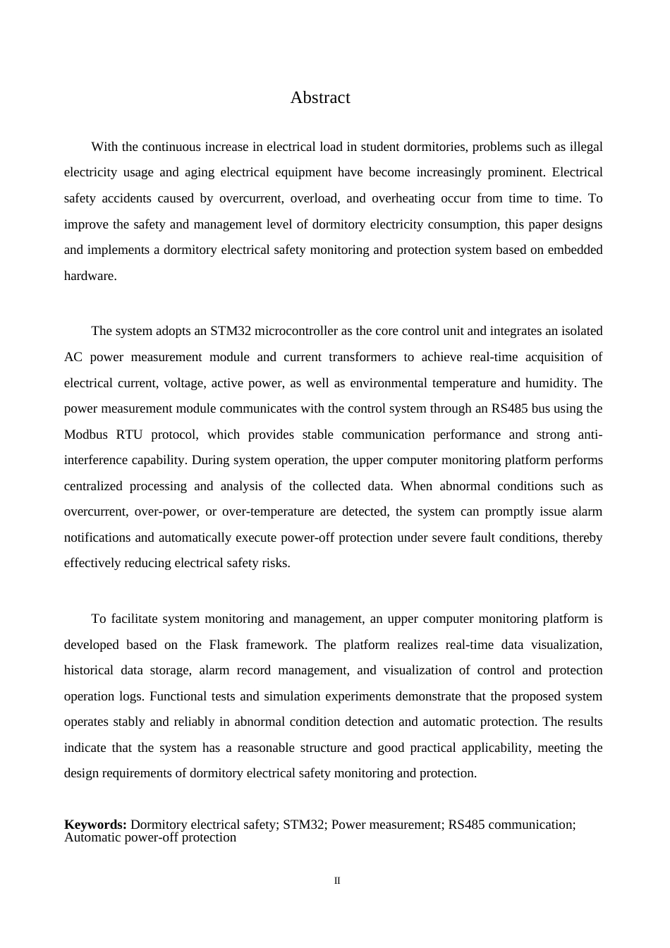 基于LoRa的校园宿舍用电安全监测与预警系统设计与实现.docx_第2页
