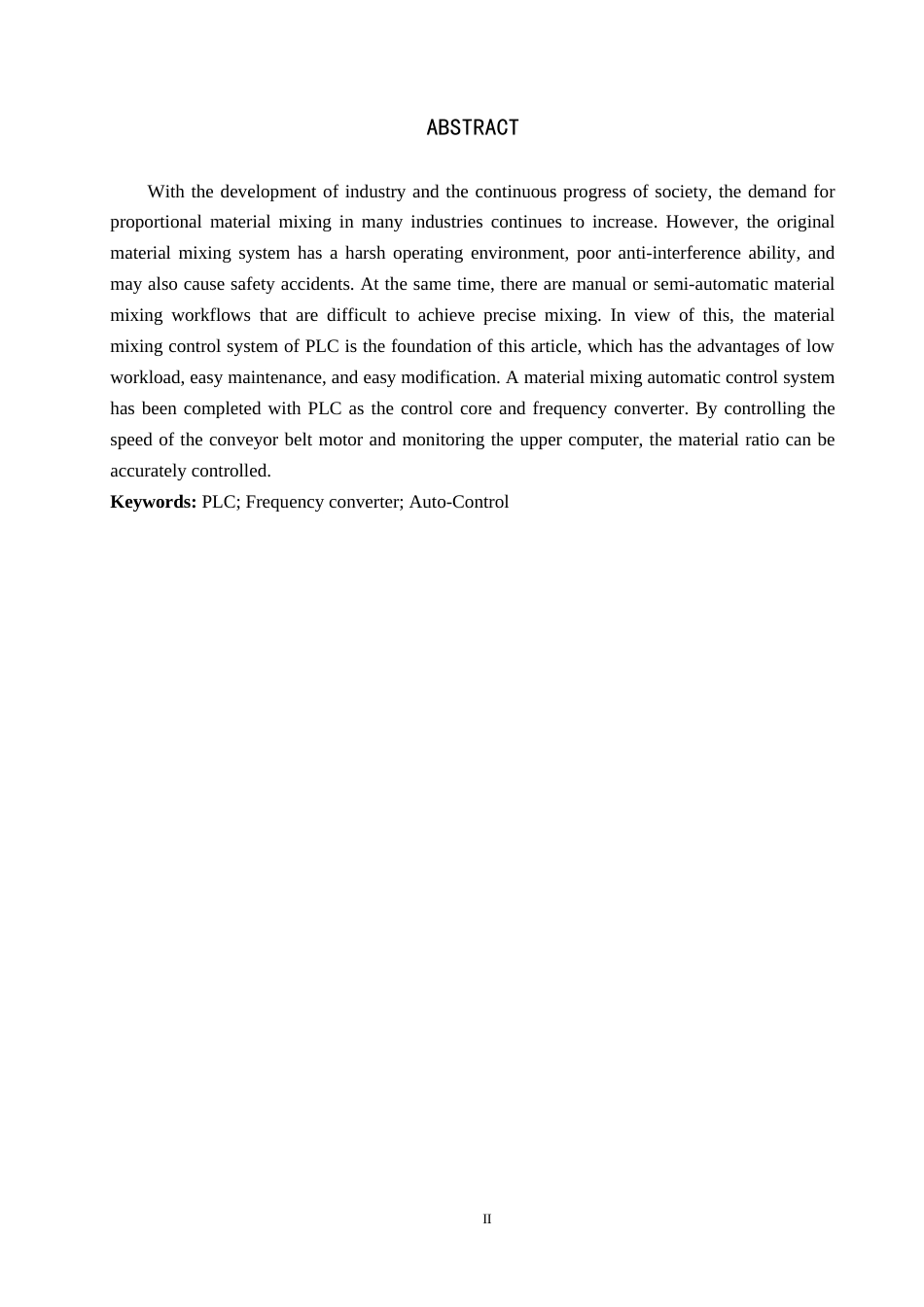 基于PLC的混料罐自动搅拌控制系统设计.docx_第2页