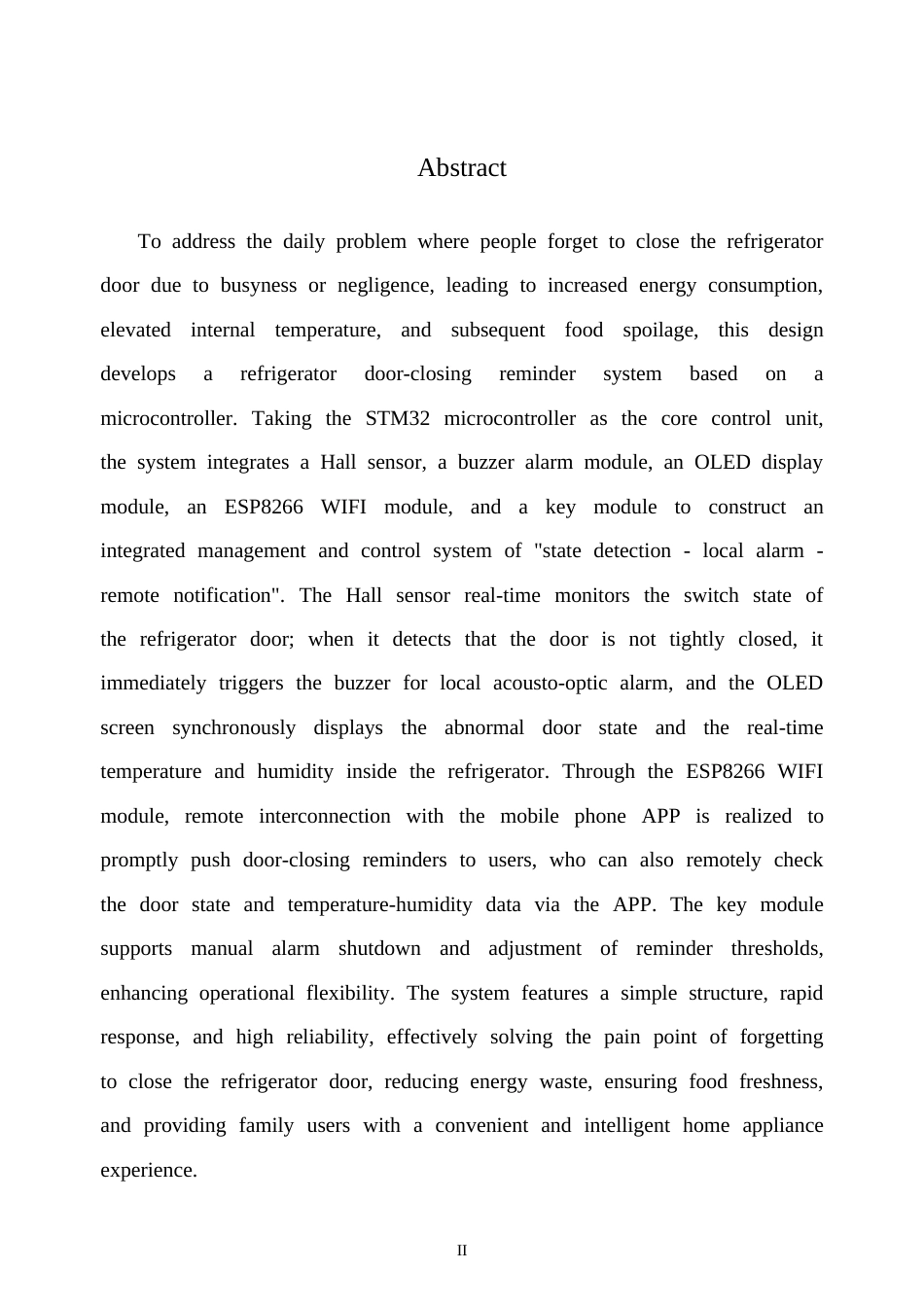 基于单片机的冰箱关门提醒系统设计(1)(1).docx_第2页