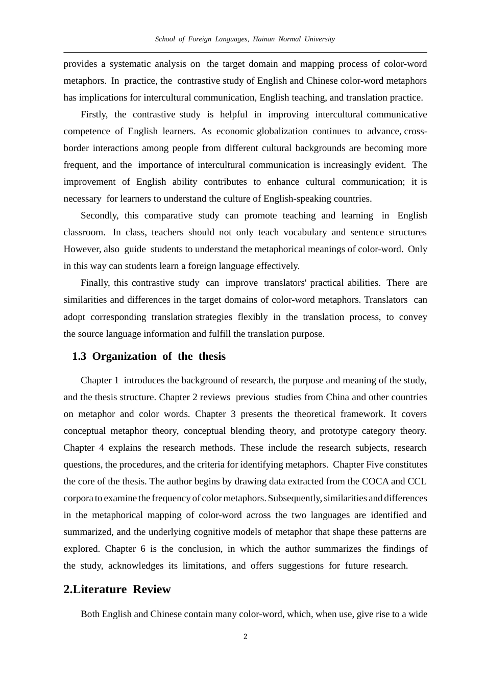 26年WH英语本科 认知语言学视角下英汉颜色词隐喻对比研究AContrastiveStudyofColor-WordMetaphorsinEnglishandChinesefromthePerspectiveofCognitiveLinguistics终稿-全日(9624字).docx_第6页