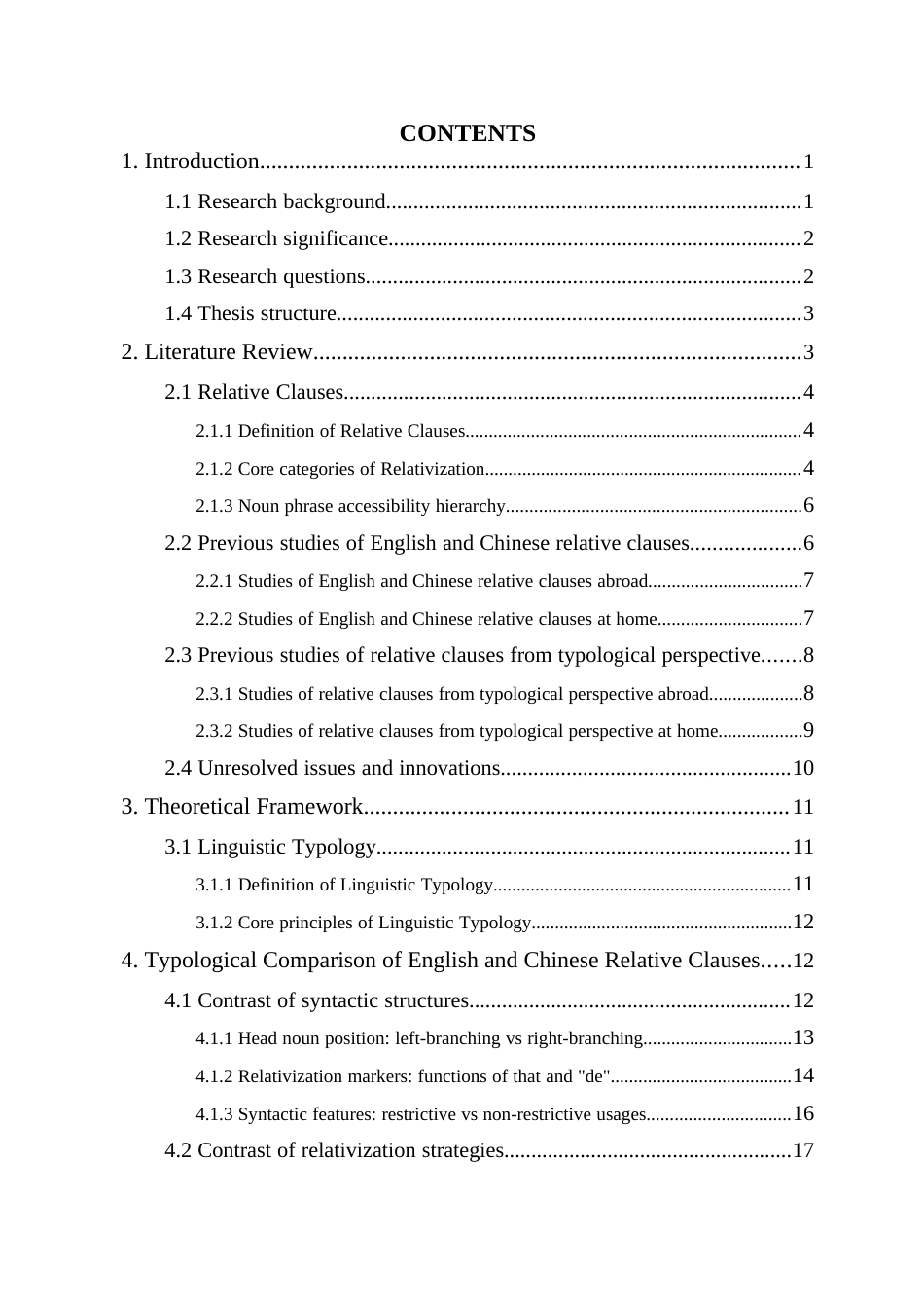 26年WH英语本科 基于语言类型学的英汉关系从句对比研究AContrastiveStudyofEnglishandChineseRelativeClausesBasedonLinguisticTypology-全日(12126字).docx_第3页