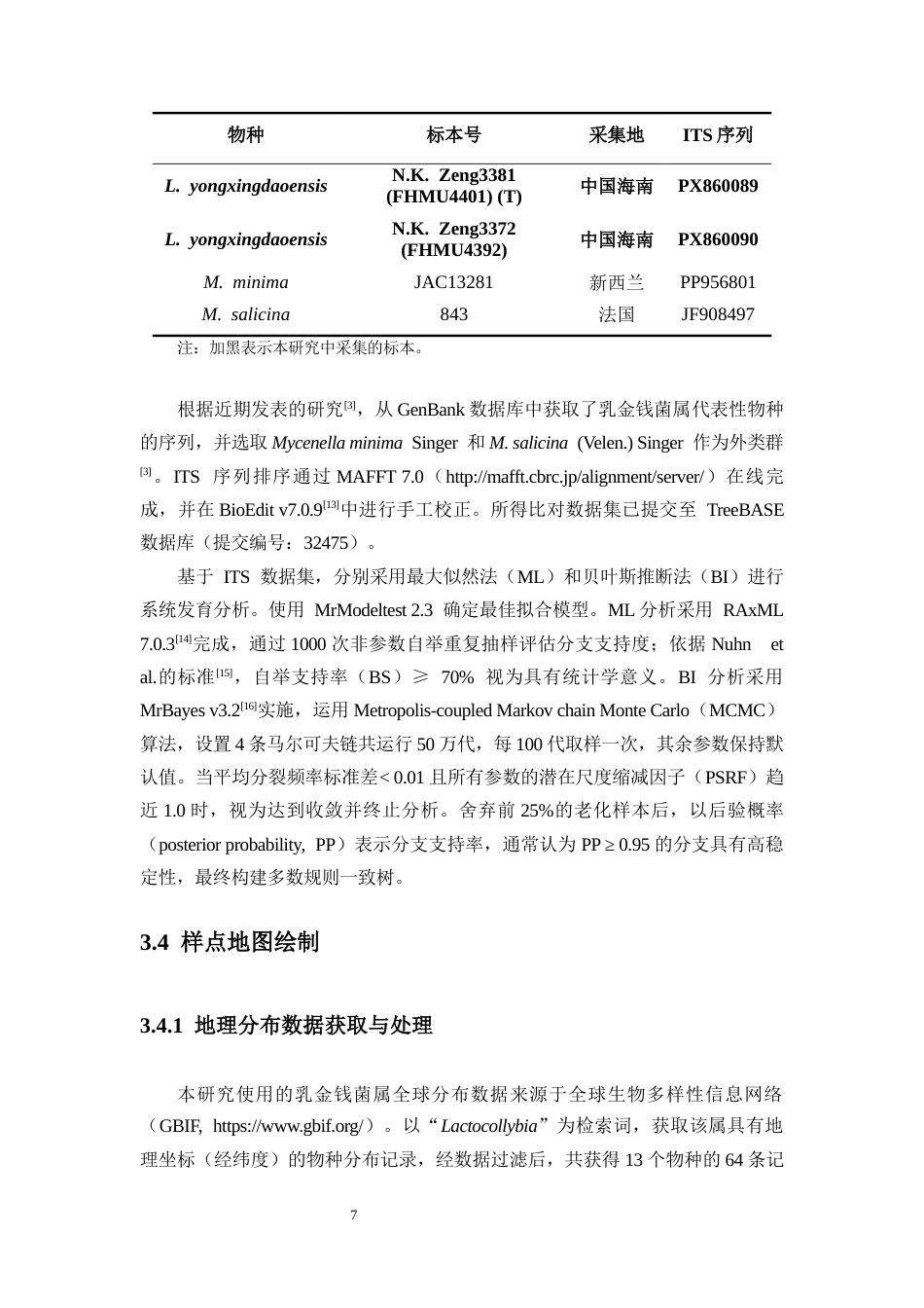 26年WH生物科学 海南三沙乳金钱菌属-新物种的描述终稿-全日(8808字).docx_第10页