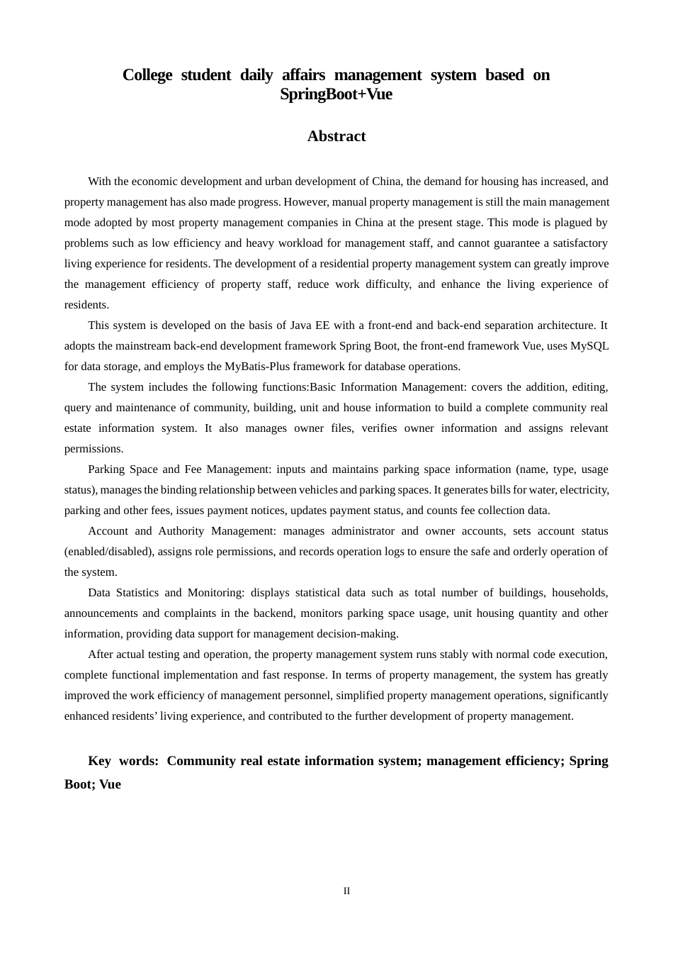 2026软件工程一套 基于SpringBoot的智慧物业系统的设计与实现(论文+程序代码源码+数据库).zip-过大客服发全套.docx_第3页