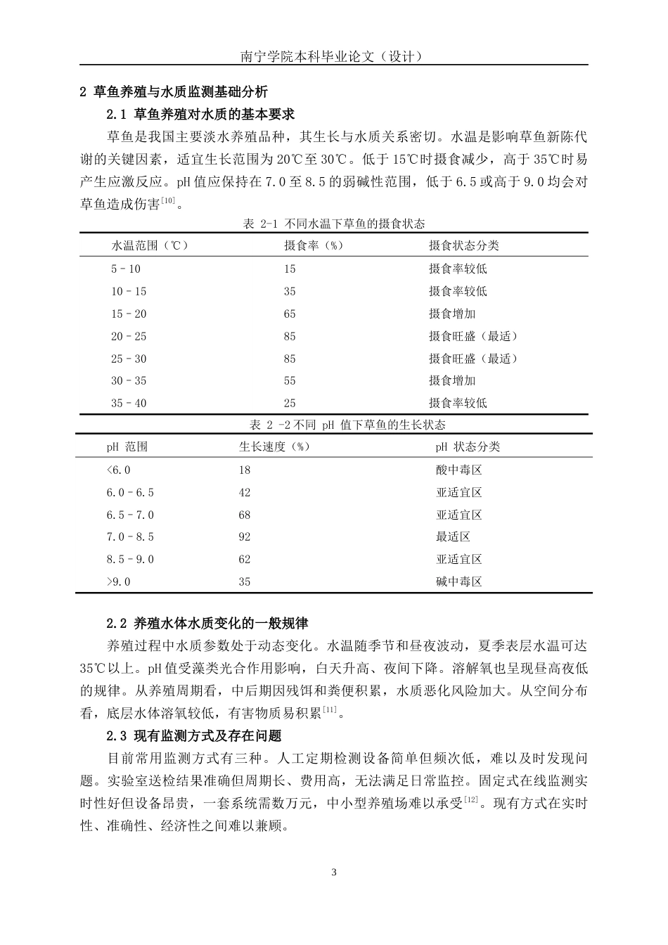 26年CH机器人工程 STM32的草鱼养殖水质监测系统设计终稿全日制(10584字).docx_第6页