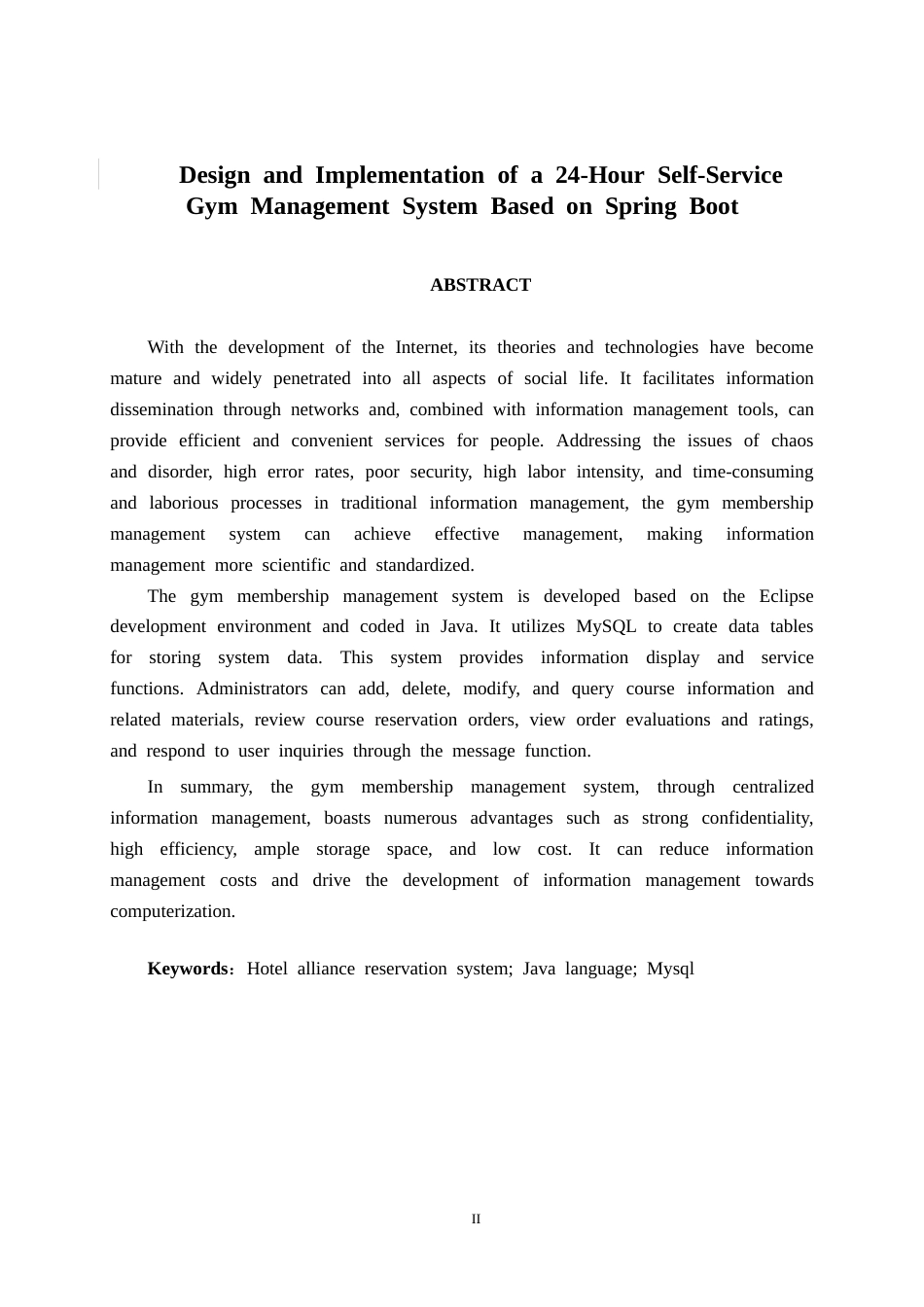 26年CH计算机科学 基于Spring Boot的24小时自助健身房管理系统的设计与实现终稿全日制(23080字).docx_第3页