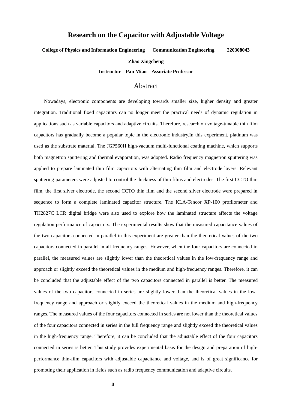 26年CH通信工程 电容电压可调薄膜电容的研究-全日制终稿(16883字).docx_第2页