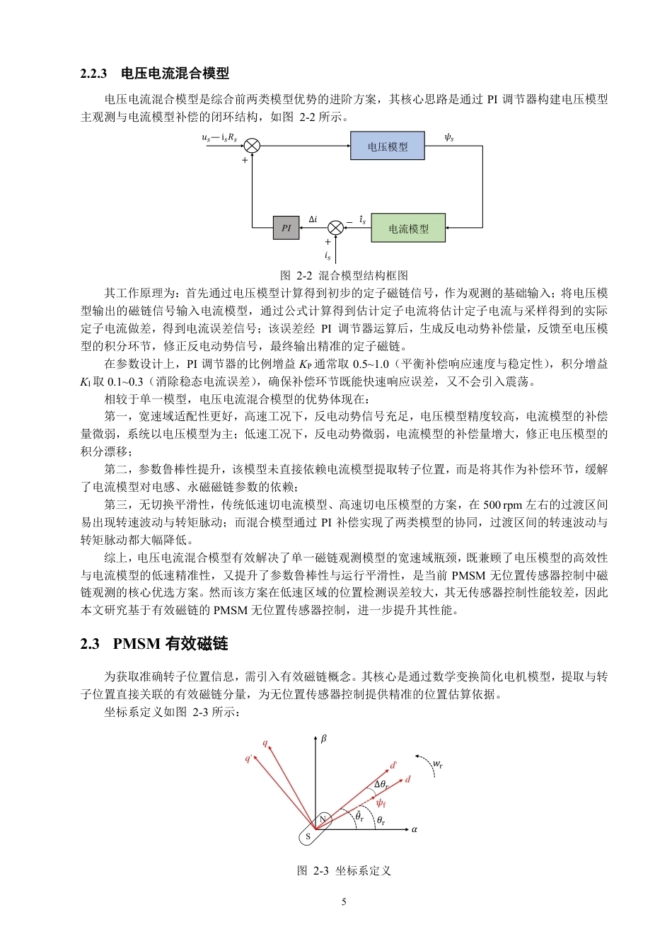 26年CH电气工程与智能控制 基于有效磁链的永磁电机无传感器控制仿真研究-终稿全-约17332字符.pdf_第8页