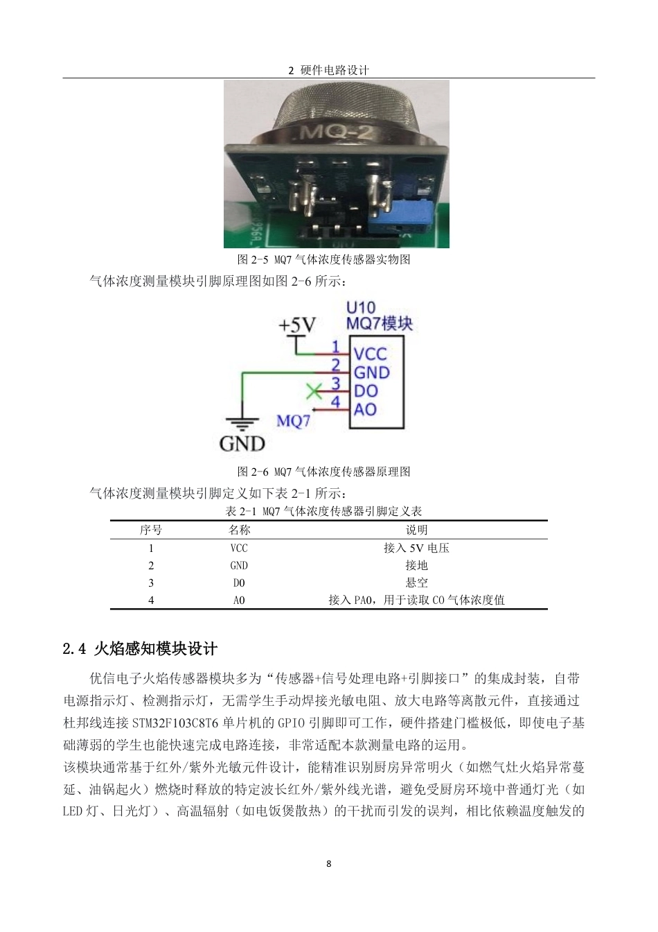 26年CH电子信息科学与技术 基于STM32的简易厨房安全检测系统-终稿全日制-约21451字符.pdf_第10页