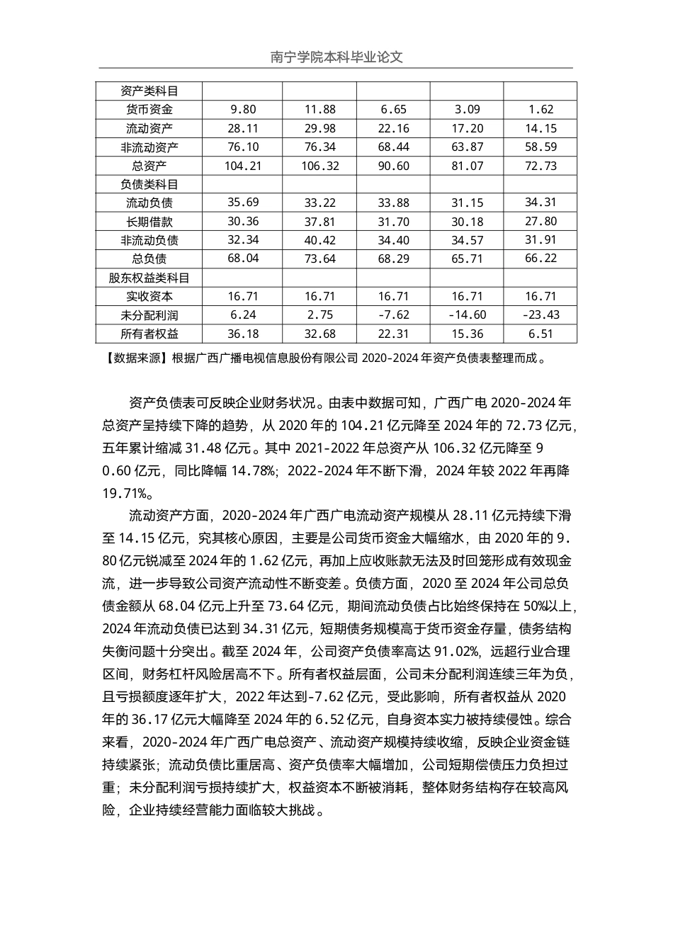 26年CH会计学 大型广播电视企业盈利能力分析——以广西广播电视信息股份有限公司为例终稿全日制-约18897字符.pdf_第8页