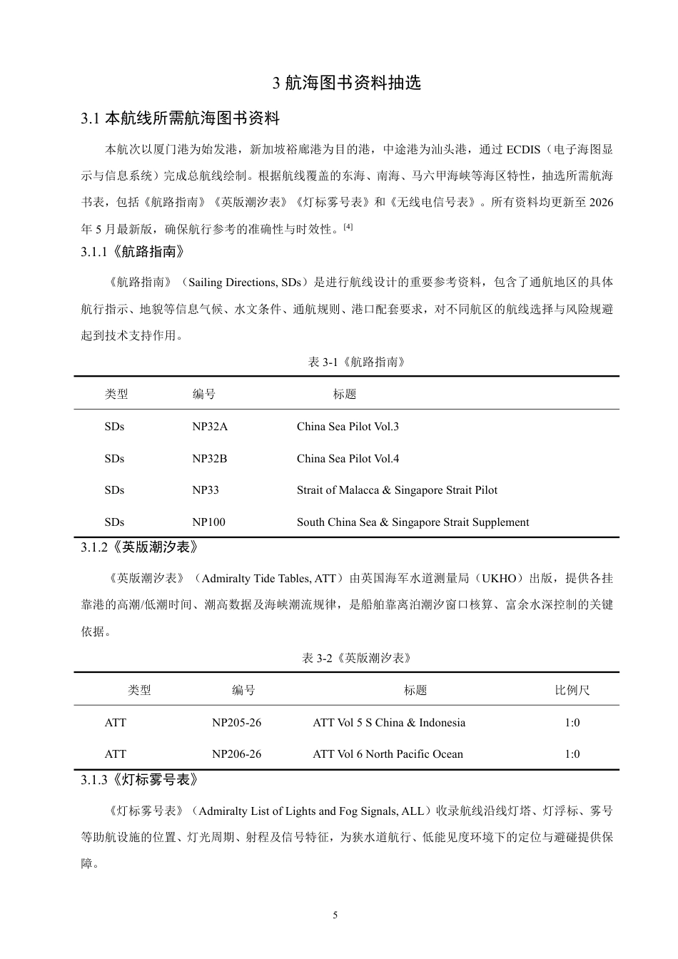 26年CH航海技术 厦门港至汕头港至新加坡裕廊港的航行规划-终稿全-约21870字符.pdf_第10页
