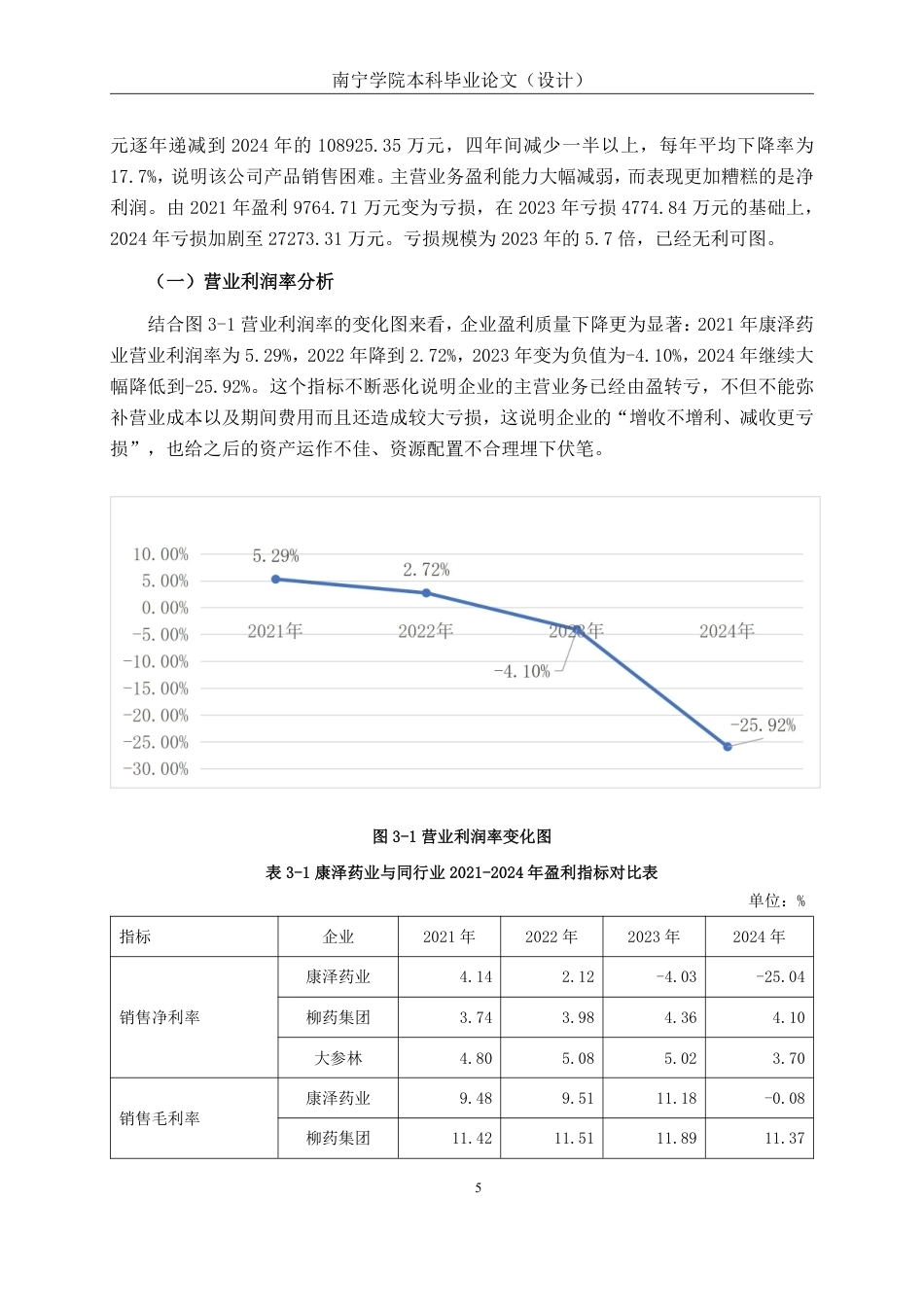 26年CH会计学 广东康泽药业股份有限公司盈利能力分析终稿全日制-约15751字符.pdf_第8页