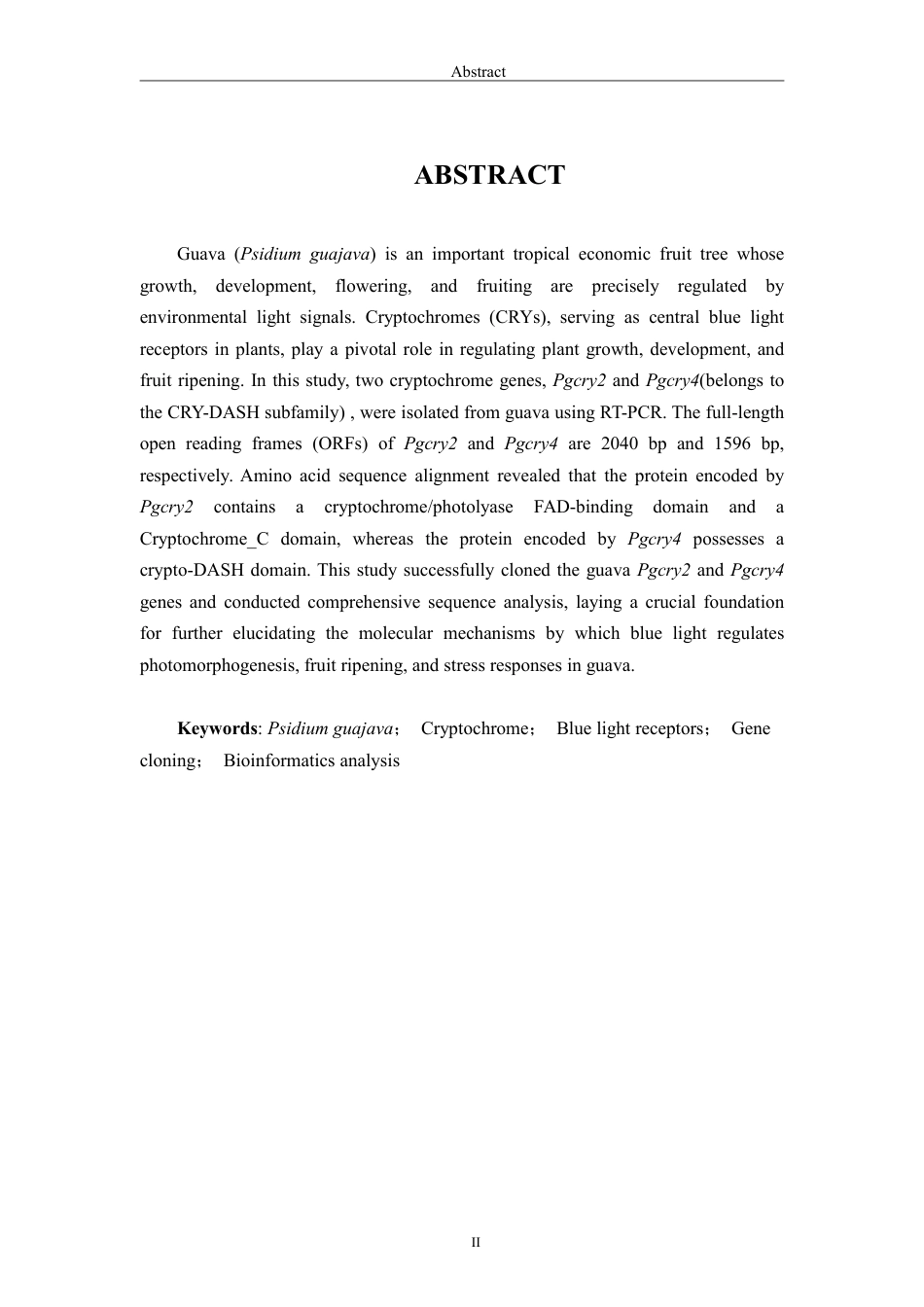 26年CH生物科学 番石榴隐花色素功能基因的克隆-终稿全日制-约16421字符.pdf_第3页