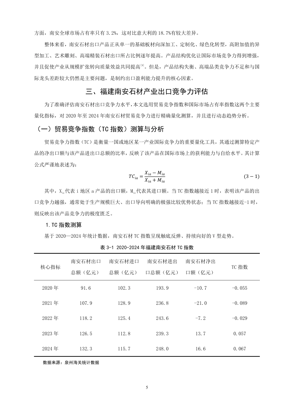 26年CH国际经济贸易 福建省南安石材出口竞争力研究-终稿全-约15534字符.pdf_第8页