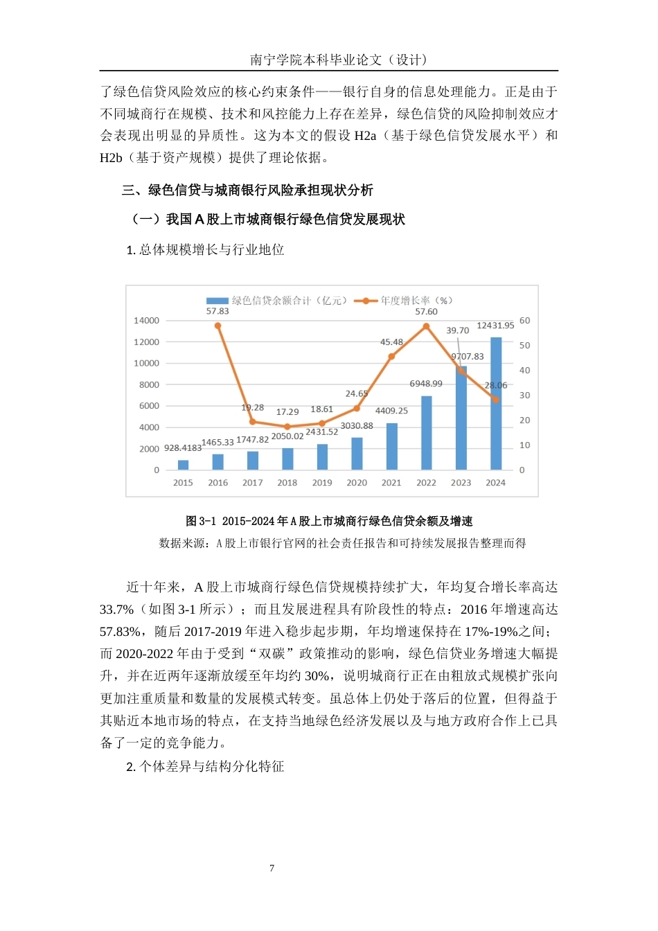 26年CH经济与金融 绿色信贷规模对我国A股上市城商银行风险承担的影响研究终稿全日制(18945字).docx_第10页