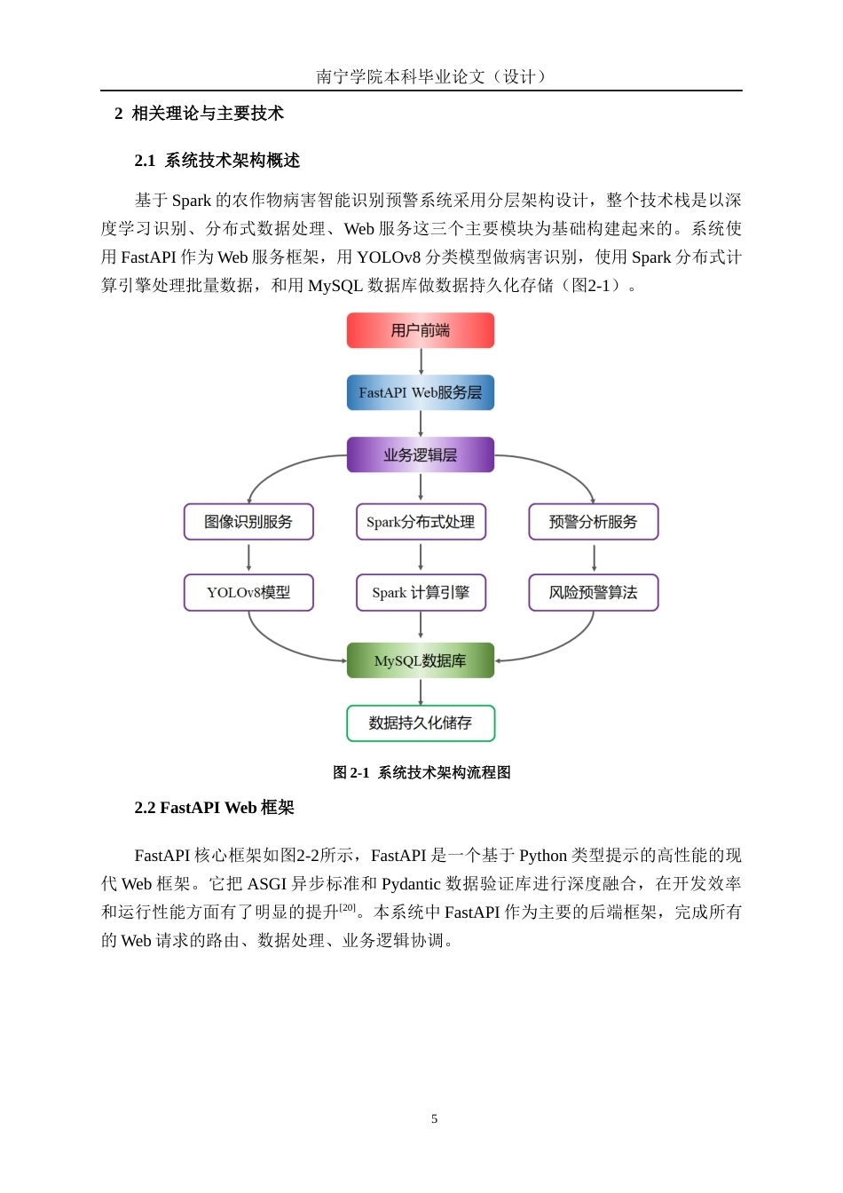 26年CH数据科学与大数据 基于Spark农作物病害智能识别与预警系统设计与实现-终稿全日制(25799字).docx_第9页
