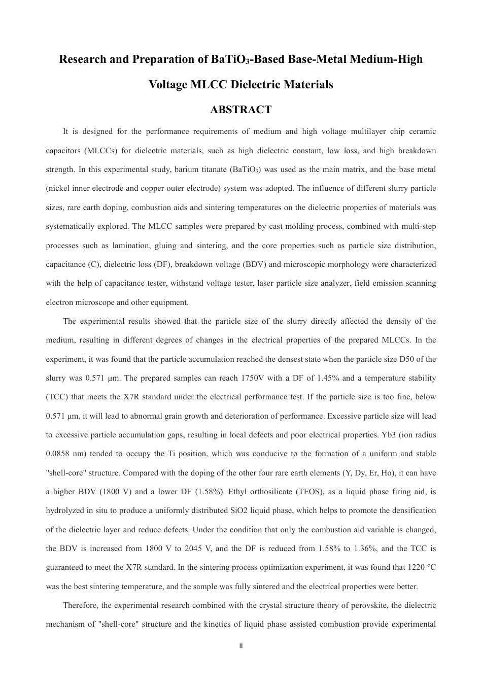 26年CH材料化学 基贱金属中高压MLCC介质材料的制3备和研究-约18768字符.pdf_第5页