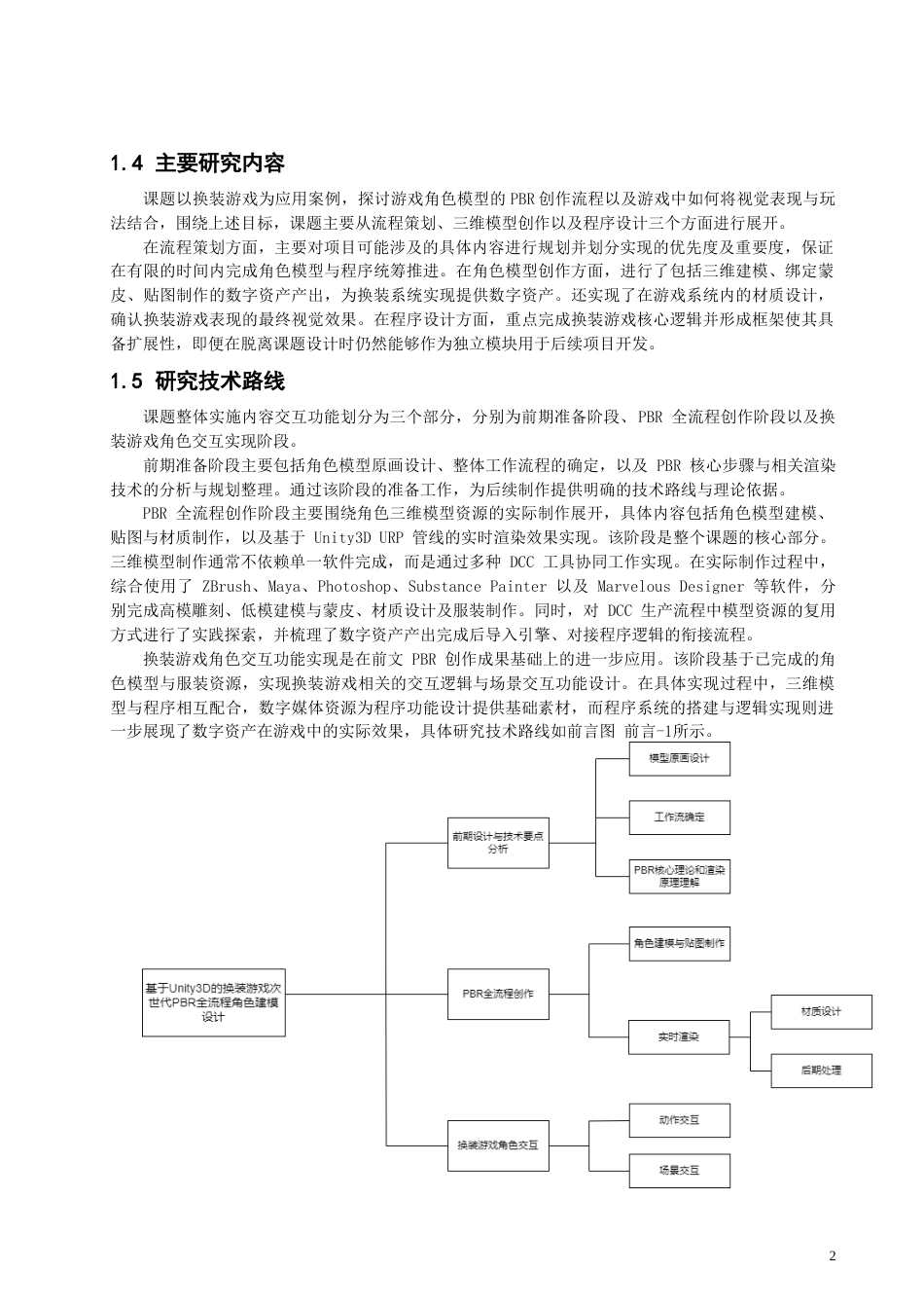 26年CH数字媒体技术 基于Unity3D的换装游戏次世代PBR全流程角色设计-全日制终稿(13566字).docx_第6页