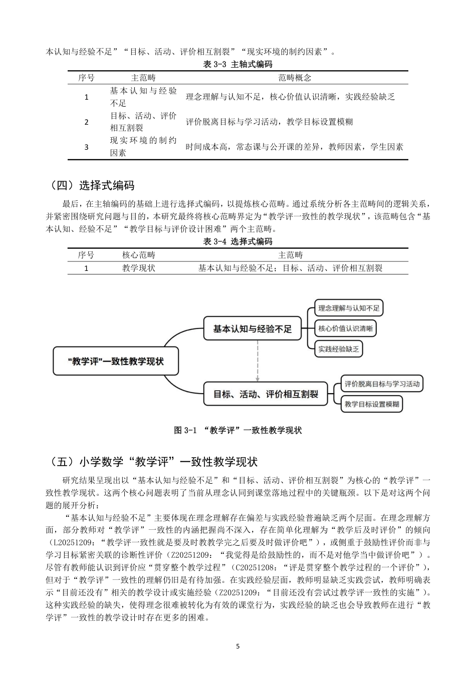 26年CH小学教育指向核心素养的小学数学“教学评”一致性教学设计研究-终稿-约21270字符.pdf_第9页