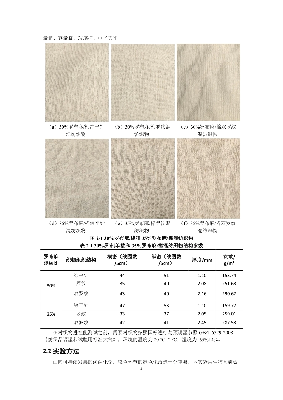 26年CH纺织工程 罗布麻混纺织物工艺与染色性能研究纺织与服装-终稿全日制-约17157字符.pdf_第7页