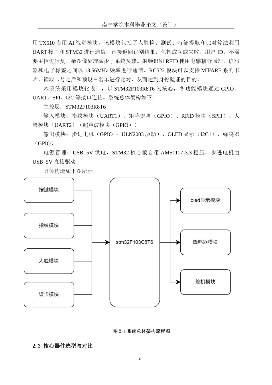 26年CH机器人工程 基于stm32智能门锁系统设计终稿全日制(14423字).docx_第10页