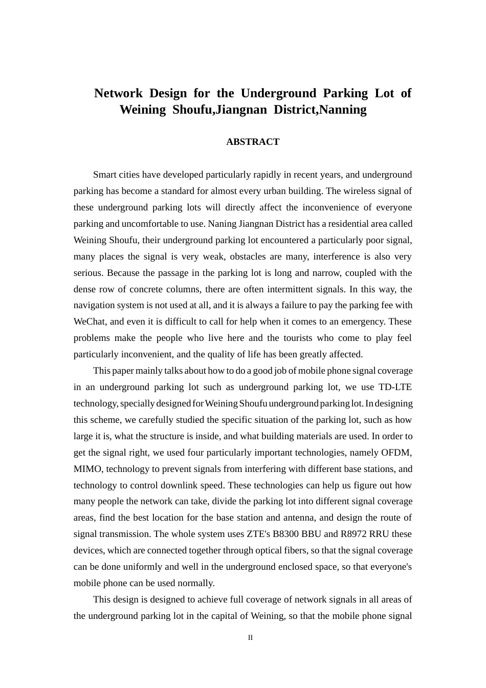 26年CH通信工程 南宁江南区威宁首府地下停车场网络设计终稿全日制(19998字).docx_第2页