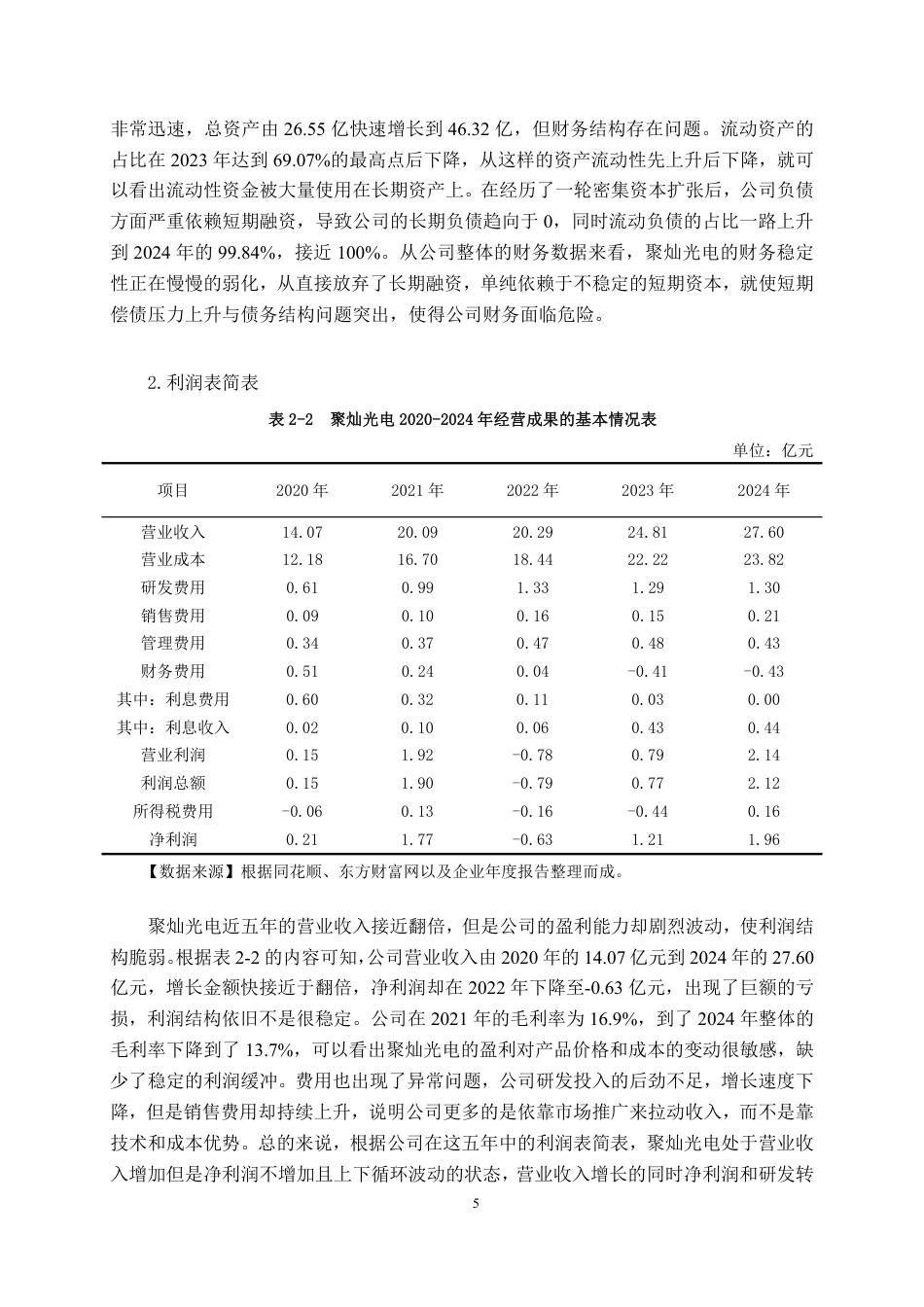 26年CH会计学 制造企业偿债能力分析——以聚灿光电科技股份有限公司为例终稿全日制-约18142字符.pdf_第8页