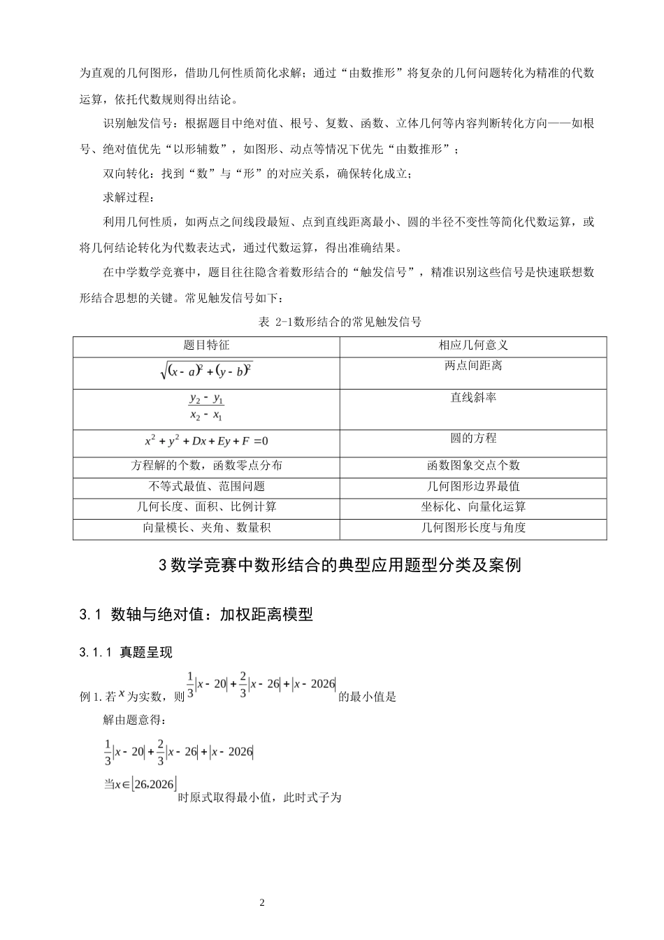 26年CH应用数学师范 数形结合”思想在数学竞赛解题中的应用研究 -终稿全日制(10606字).docx_第7页