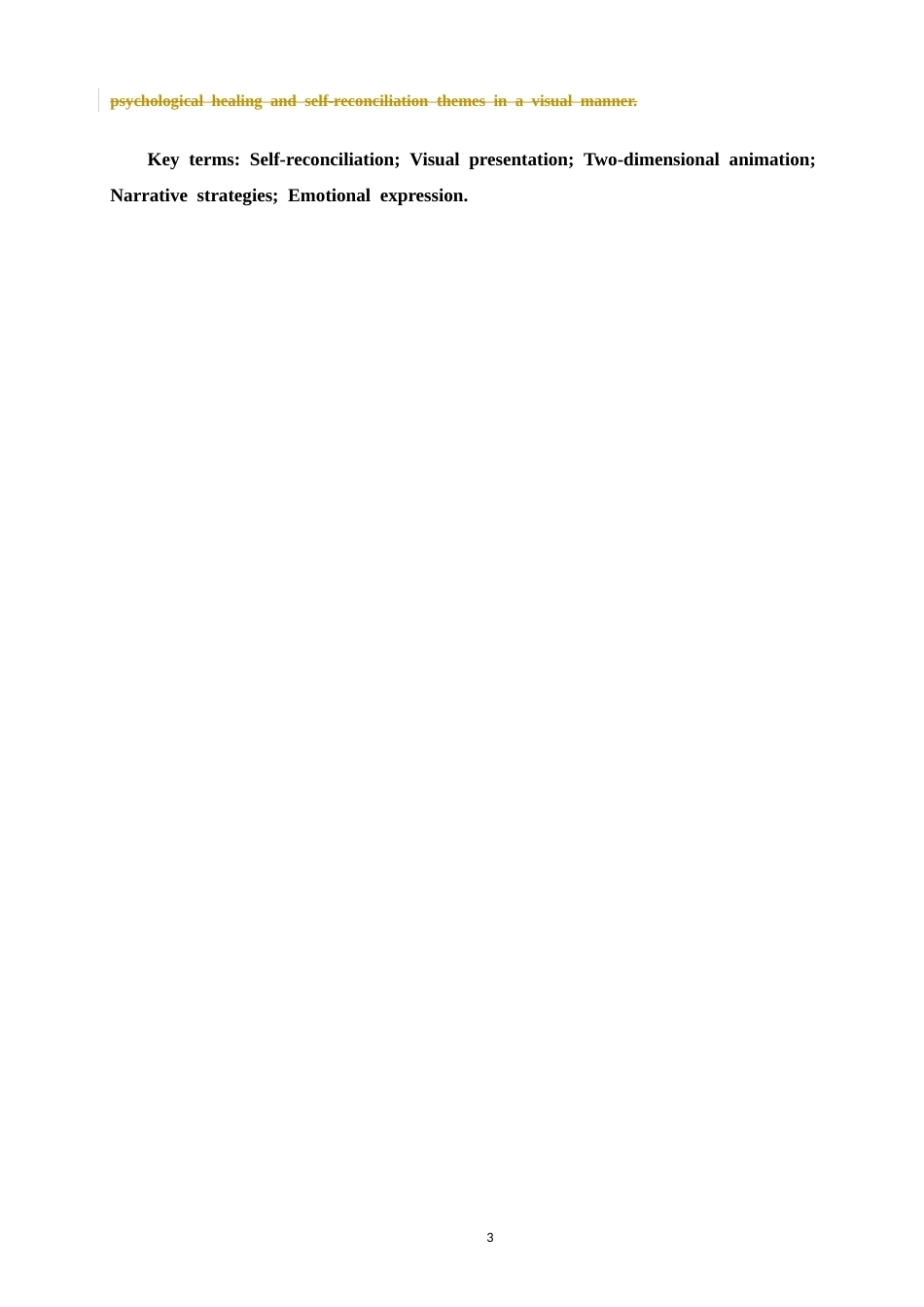 26年CH数字媒体艺术 自我和解主题动画《时间境》的视觉表现与叙事-全日制终稿(8521字).docx_第3页