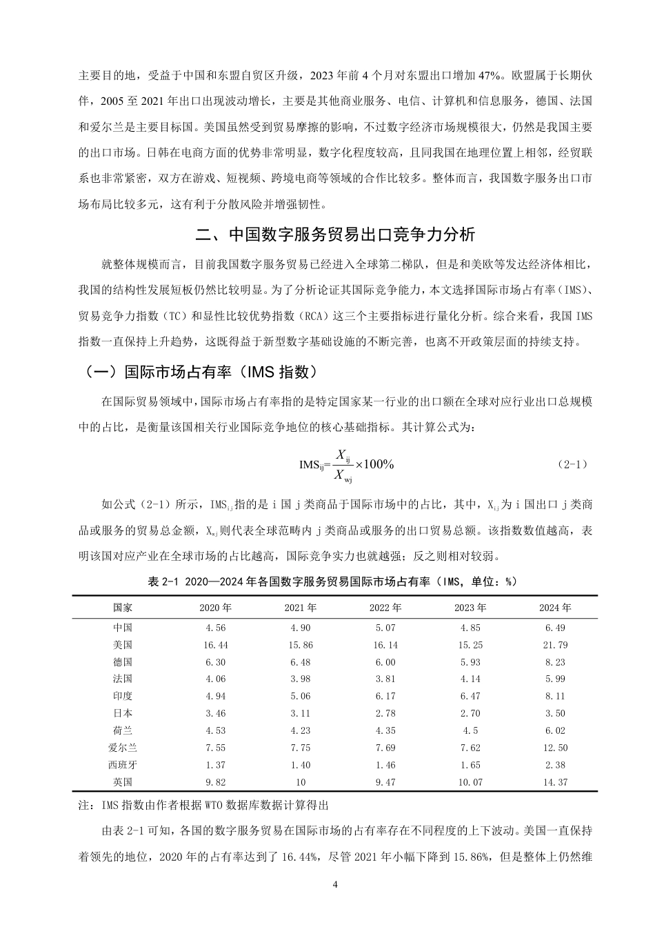26年CH国际经济贸易 中国数字服务贸易出口竞争力研究-终稿全-约14350字符.pdf_第7页