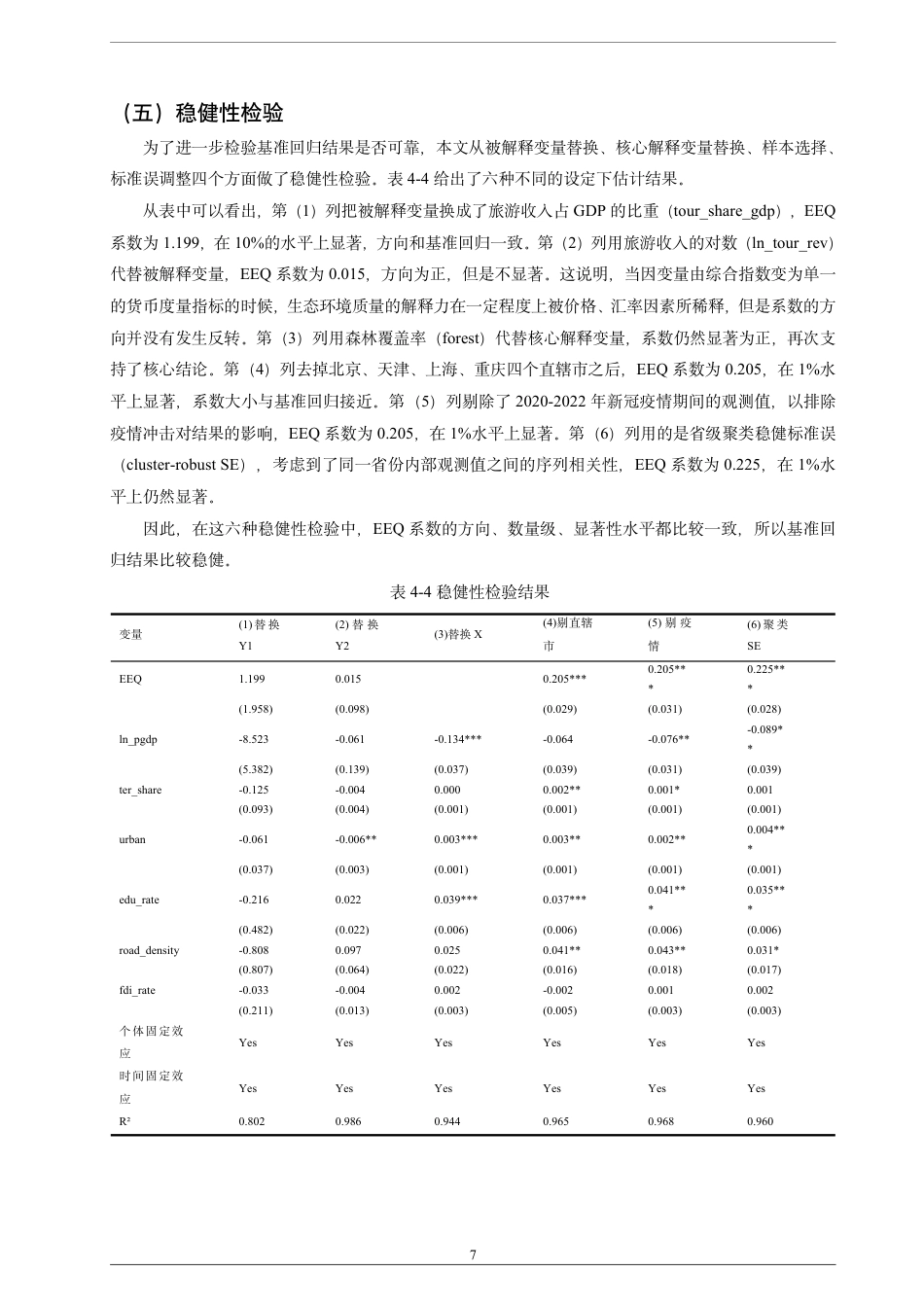26年CH经济学 生态环境质量对旅游业可持续发展的影响研究-终稿全日制-约17445字符.pdf_第10页