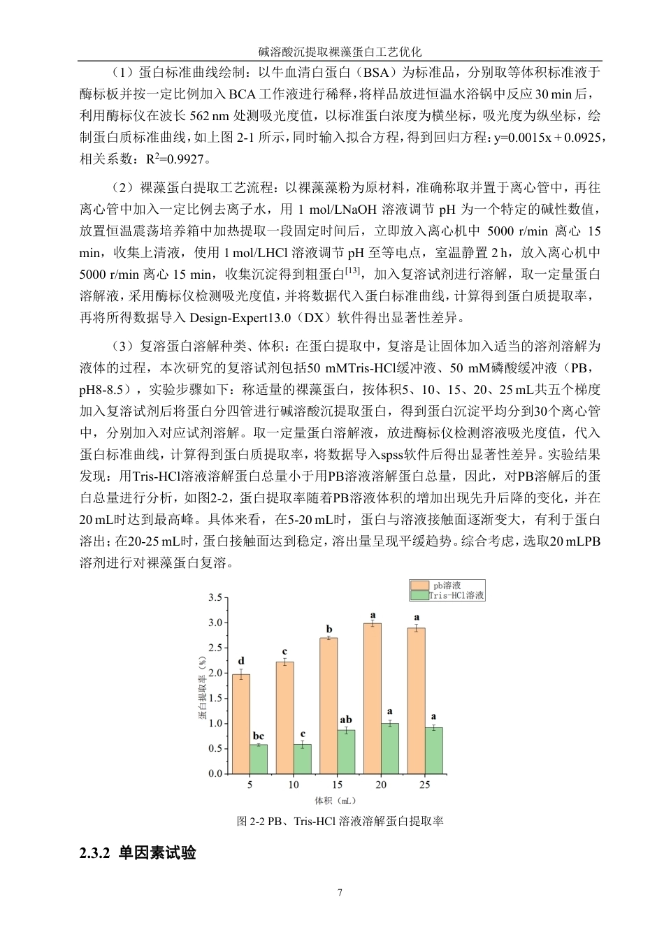26年CH海洋技术 碱溶酸沉提取裸藻蛋白工艺优化-约12127字符.pdf_第7页