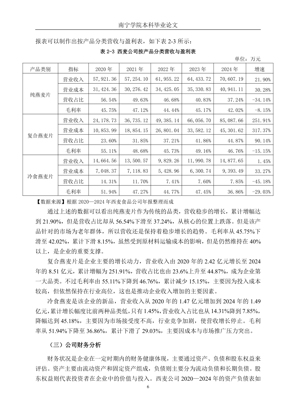 26年CH财务 大型食品生产企业现金流管理分析——以西麦食品公司为例-约22207字符.pdf_第10页