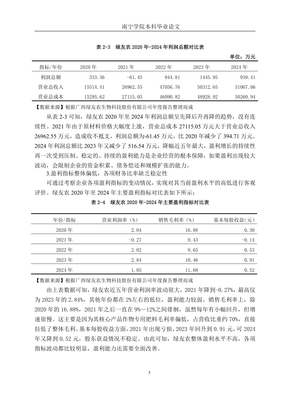 26年CH财务 基于杜邦分析法的中型农业科技企业盈利能力分析——以广西绿友农为例-约17081字符.pdf_第9页