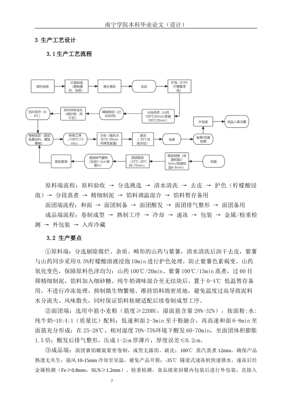 26年CH食品质量与安全 年产1200吨的山药紫薯卷食品工厂设计(22206字).docx_第9页