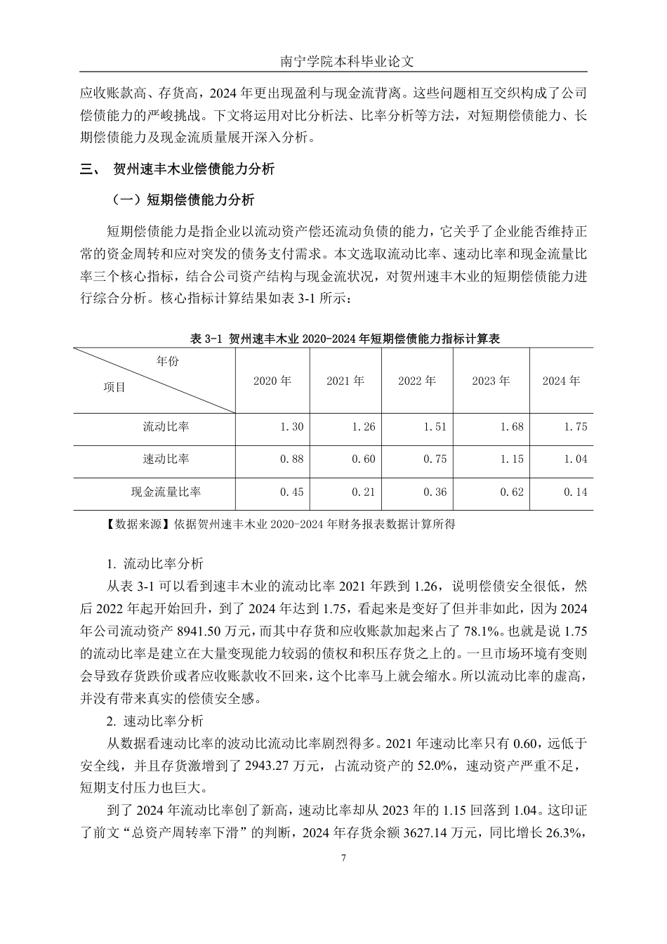 26年CH会计学 中小板材企业的偿债困境与破解之道——基于贺州速丰木业的案例研究终稿全日制-约18528字符.pdf_第10页