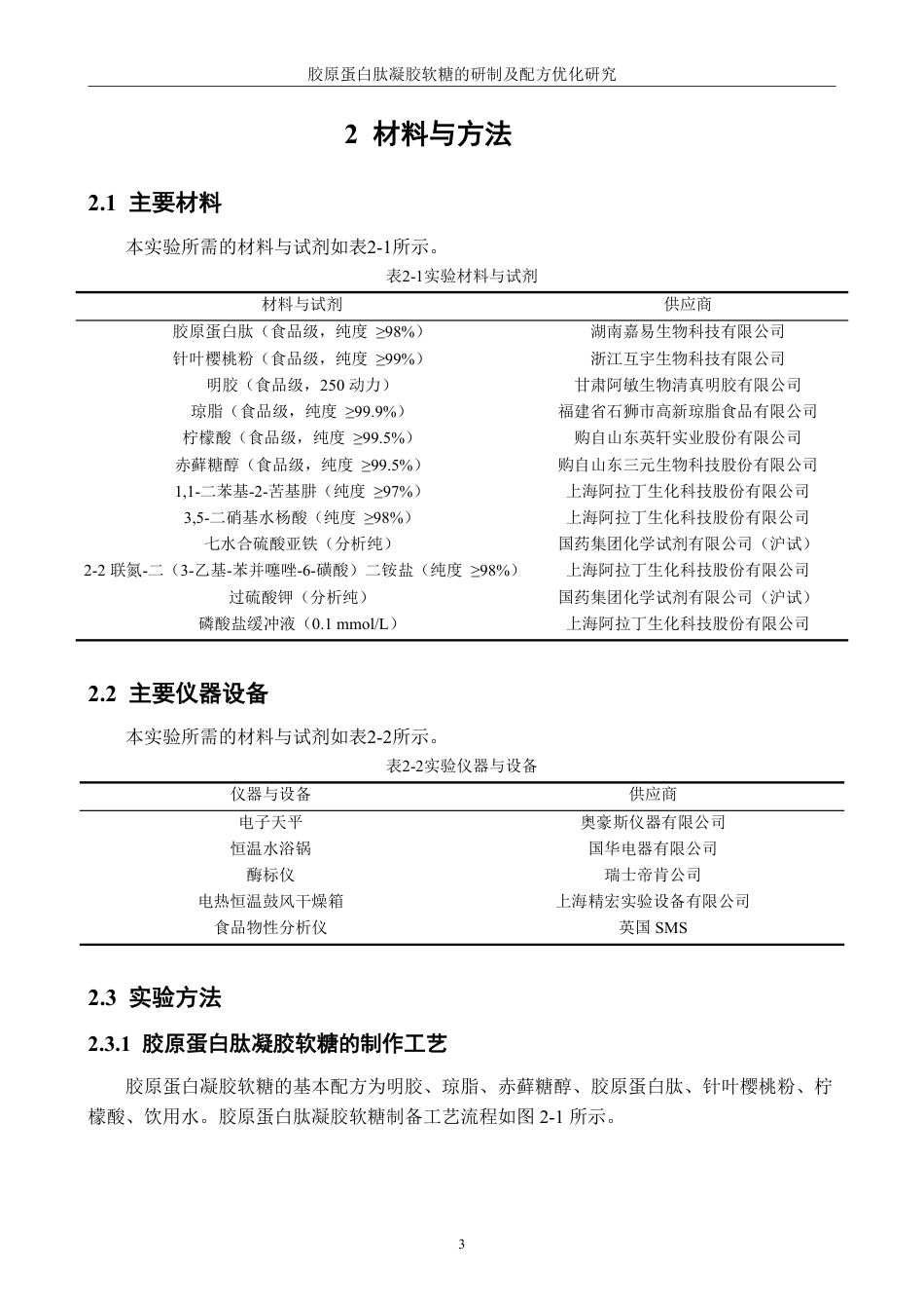 26年CH食品科学 胶原蛋白肽凝胶软糖的研制及配方优化研究-终稿全日制-约14213字符.pdf_第7页